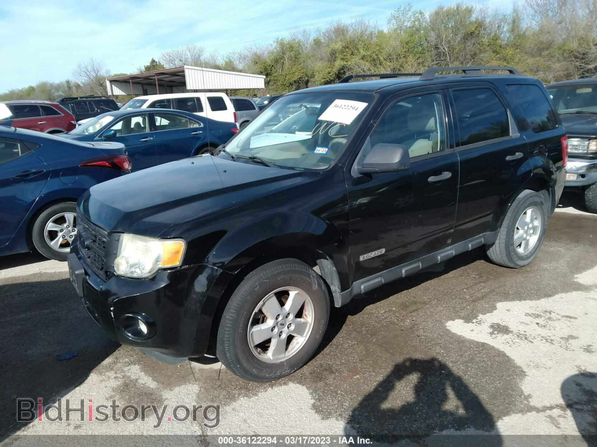 2008 FORD ESCAPE - VIN: 1FMCU03148KD90408 - Фото 2