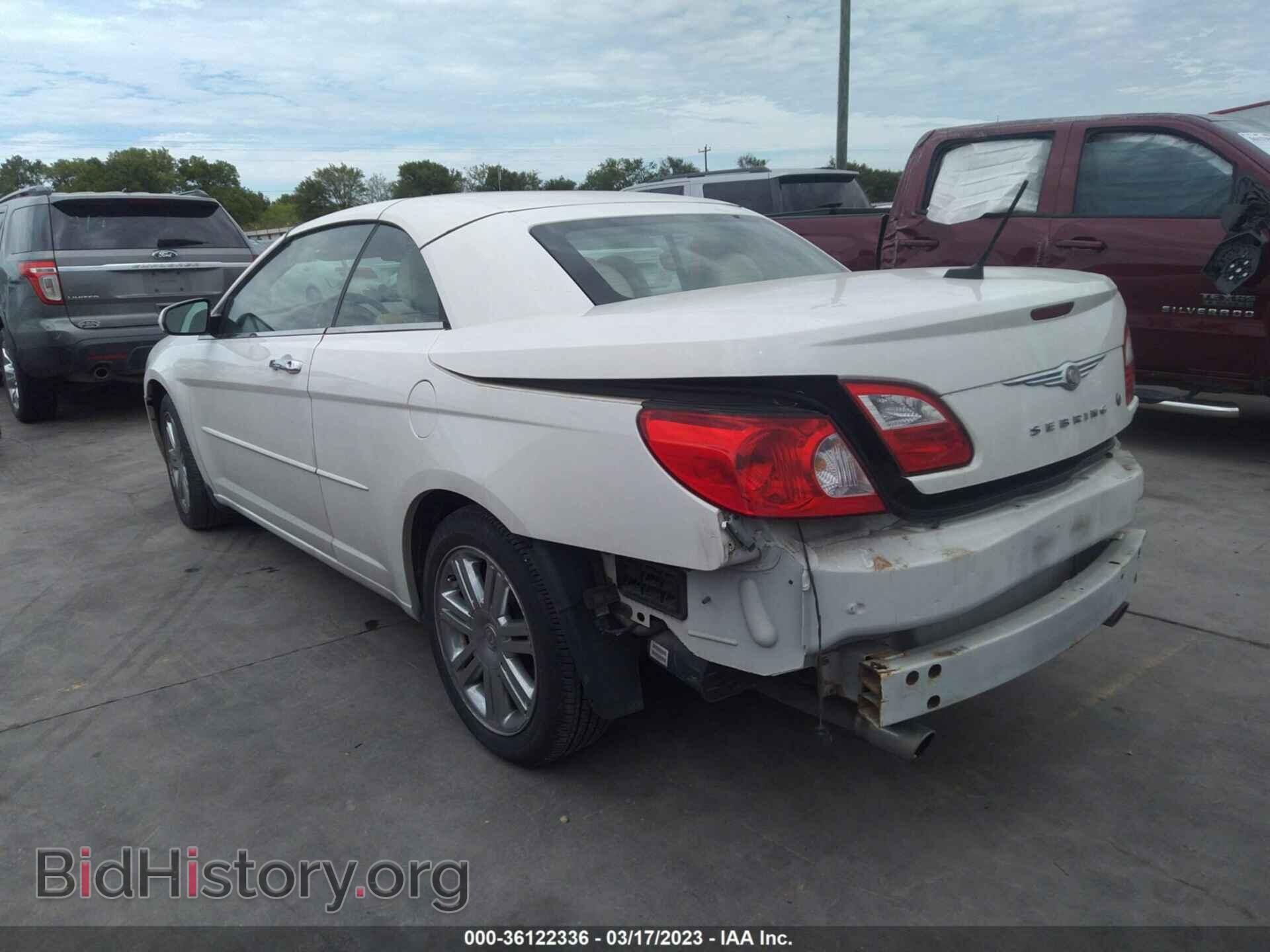 2008 CHRYSLER SEBRING - VIN: 1C3LC65M88N125365 - Фото 3