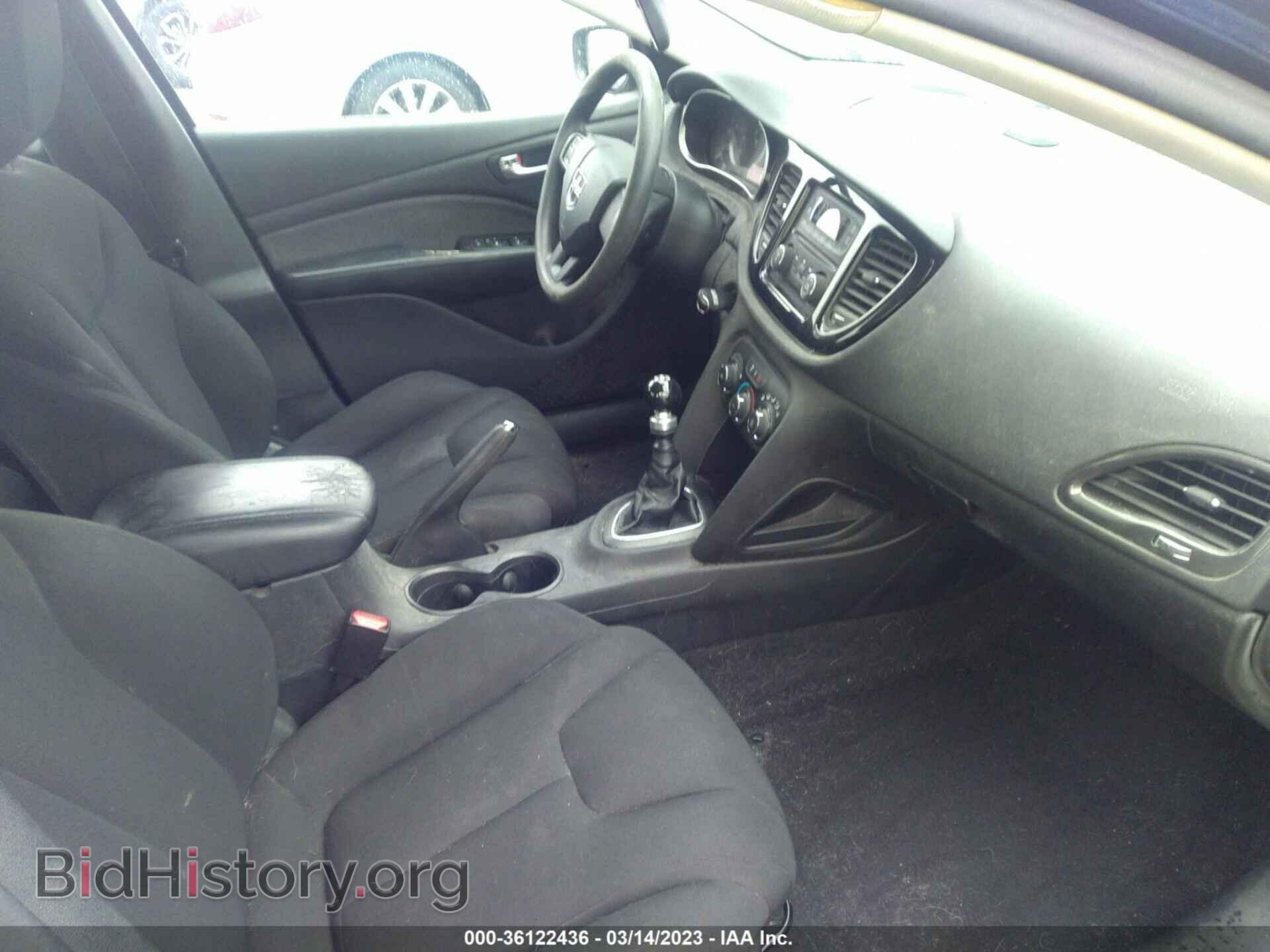 2013 DODGE DART - VIN: 1C3CDFAA6DD319322 - Фото 5