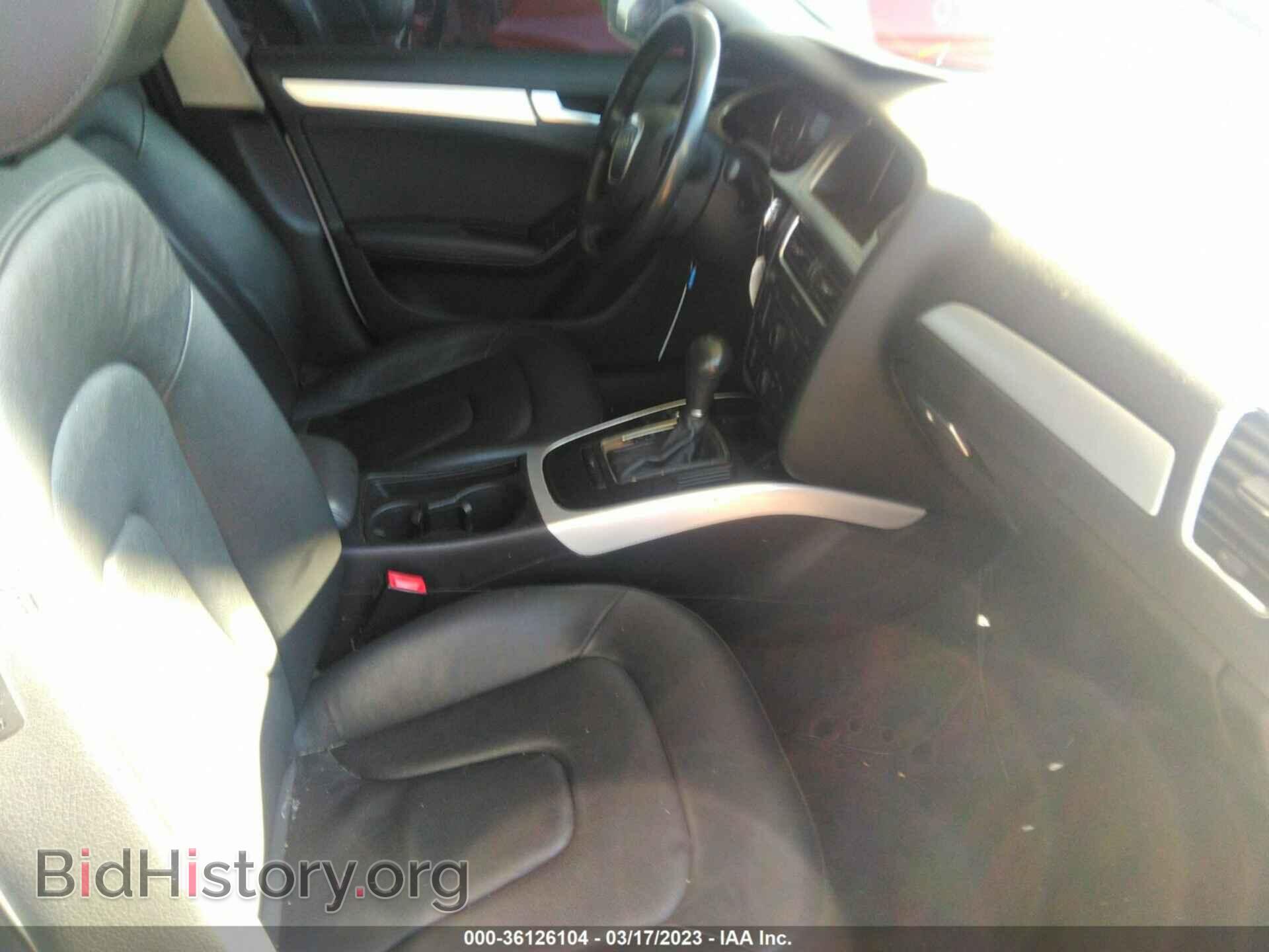 2012 AUDI A4 - VIN: WAUAFAFL2CA118718 - Фото 5