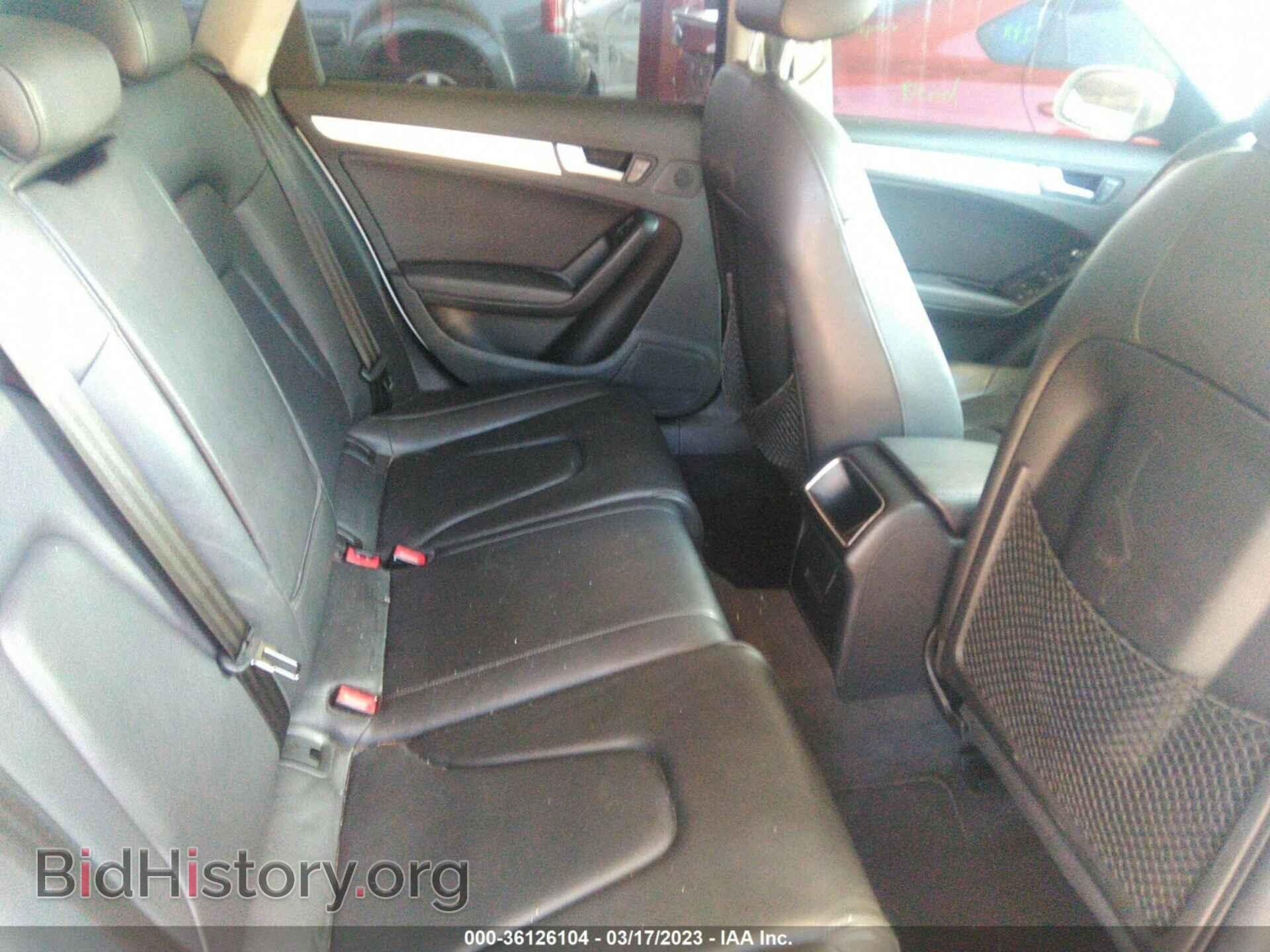 2012 AUDI A4 - VIN: WAUAFAFL2CA118718 - Фото 8
