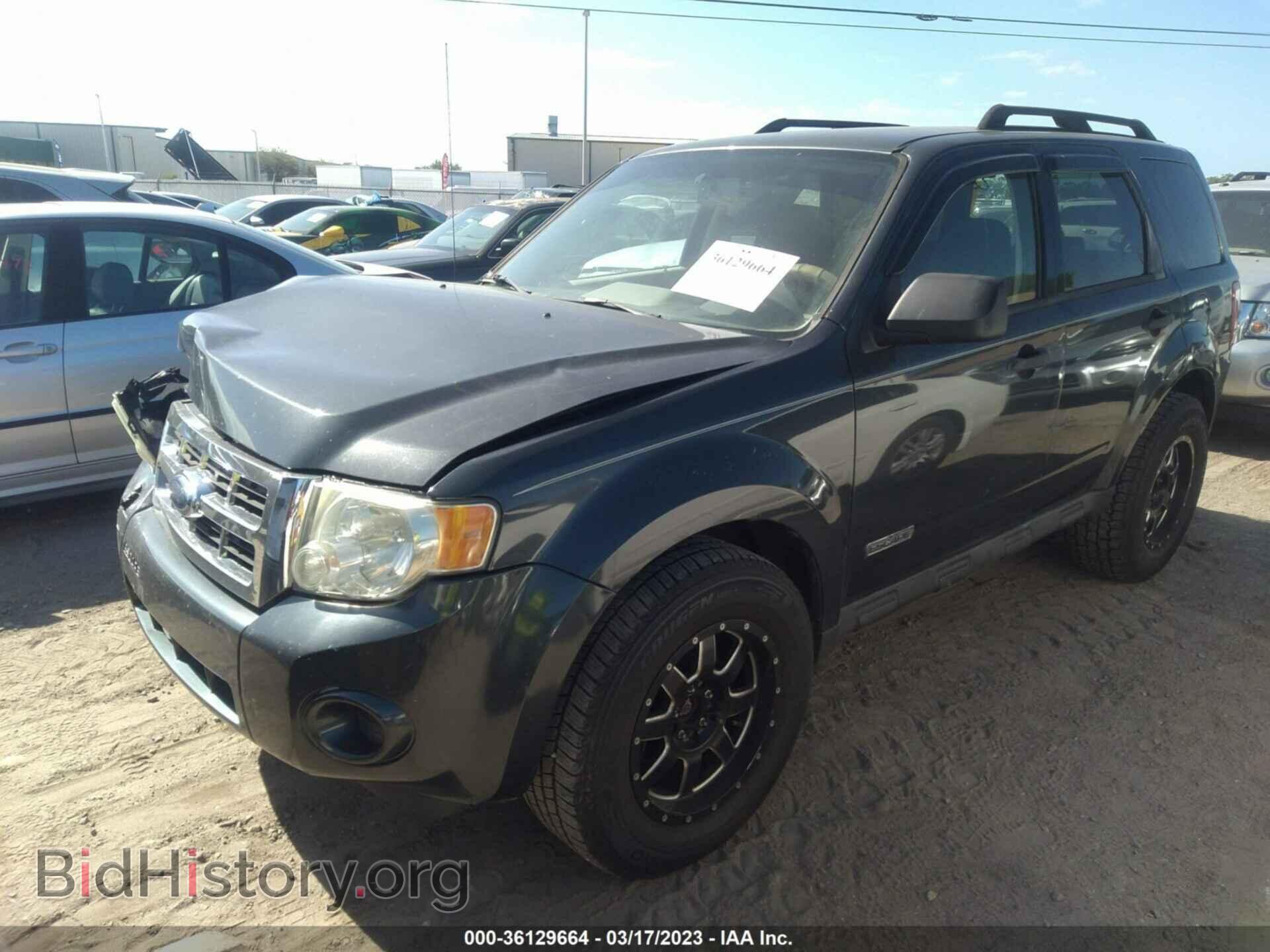 2008 FORD ESCAPE - VIN: 1FMCU02Z88KB36255 - Фото 2