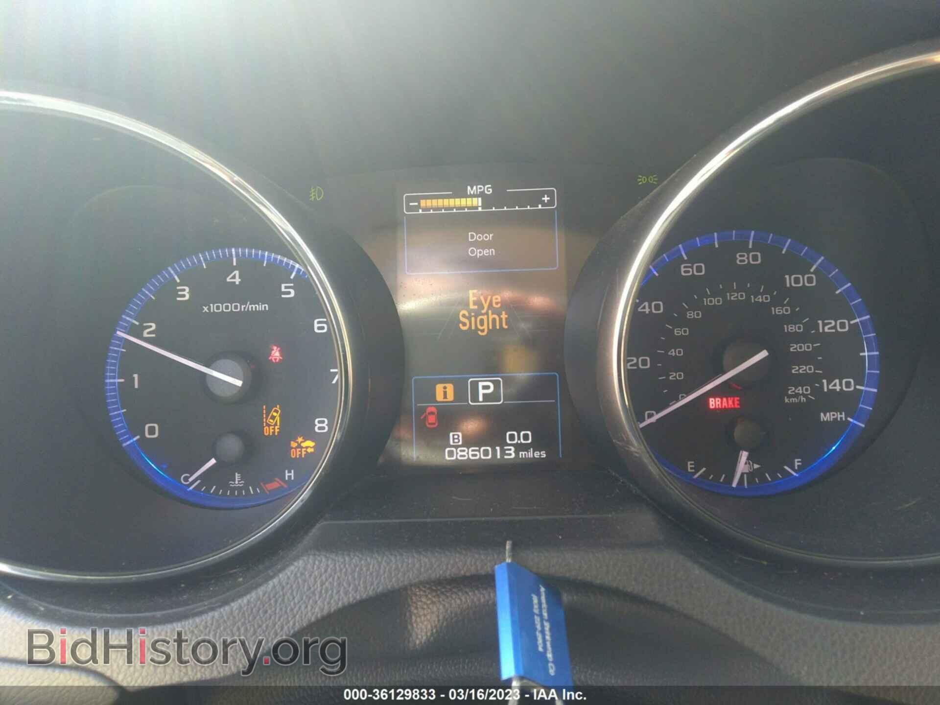 2016 SUBARU OUTBACK - VIN: 4S4BSBNC8G3255808 - Фото 7