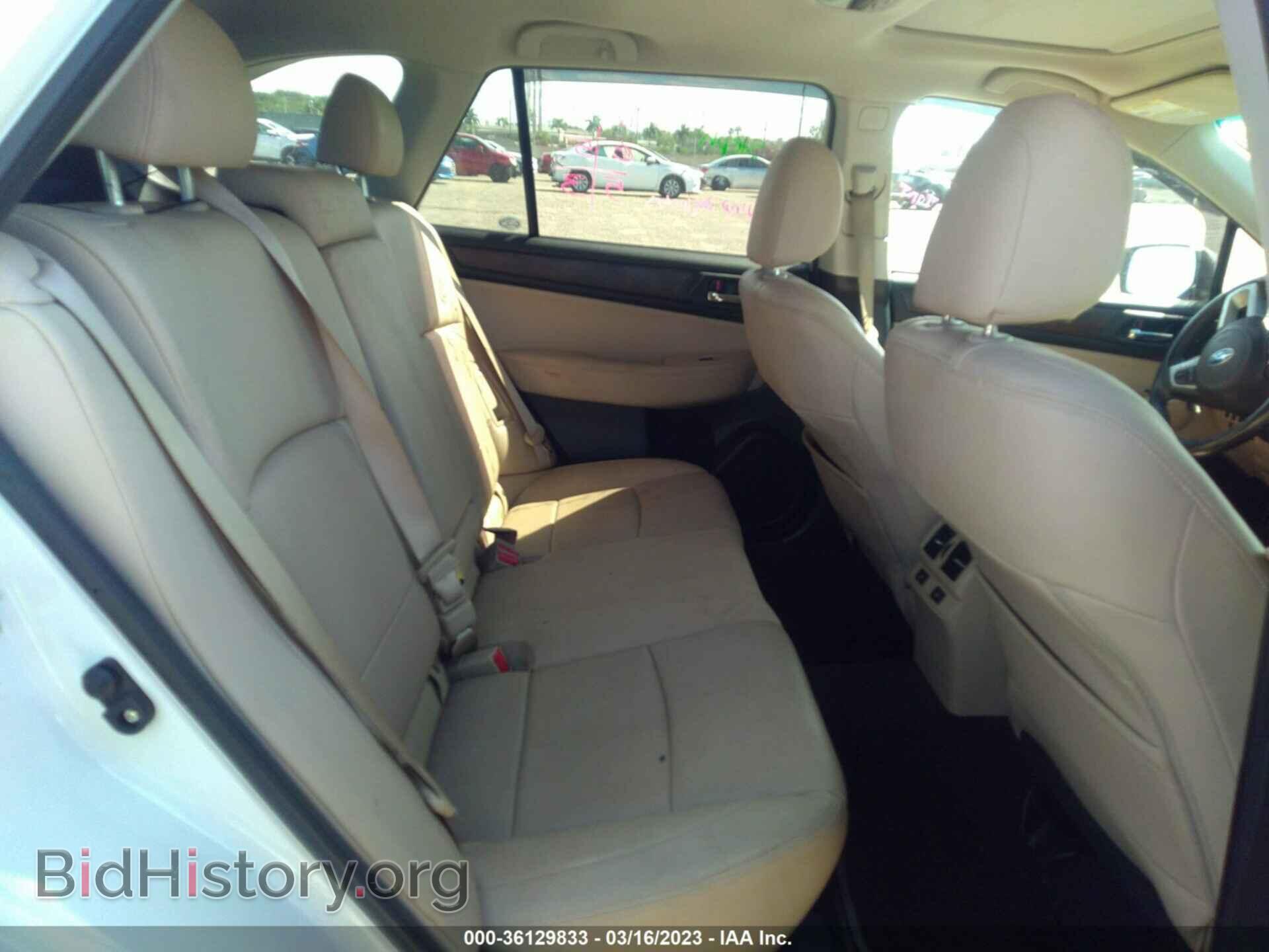 2016 SUBARU OUTBACK - VIN: 4S4BSBNC8G3255808 - Фото 8