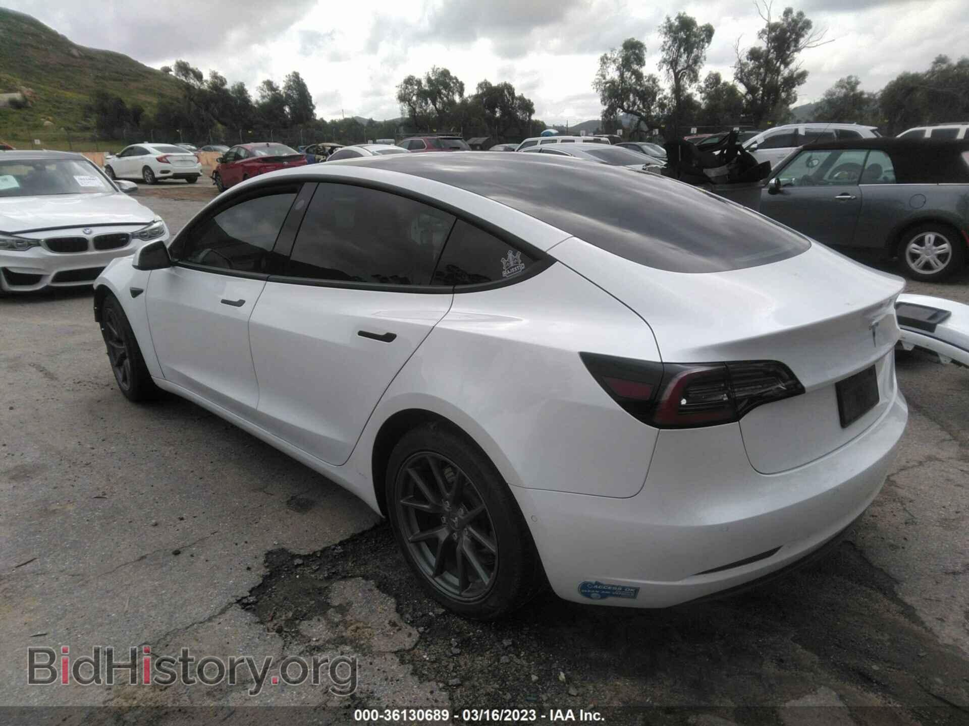 2021 TESLA MODEL 3 - VIN: 5YJ3E1EA2MF873570 - Фото 3