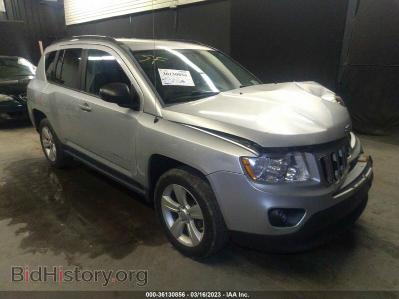 2012 Jeep COMPASS Sport (VIN 1C4NJDBB1CD559000) — photo 1 of 11, IAAI, damage: front end