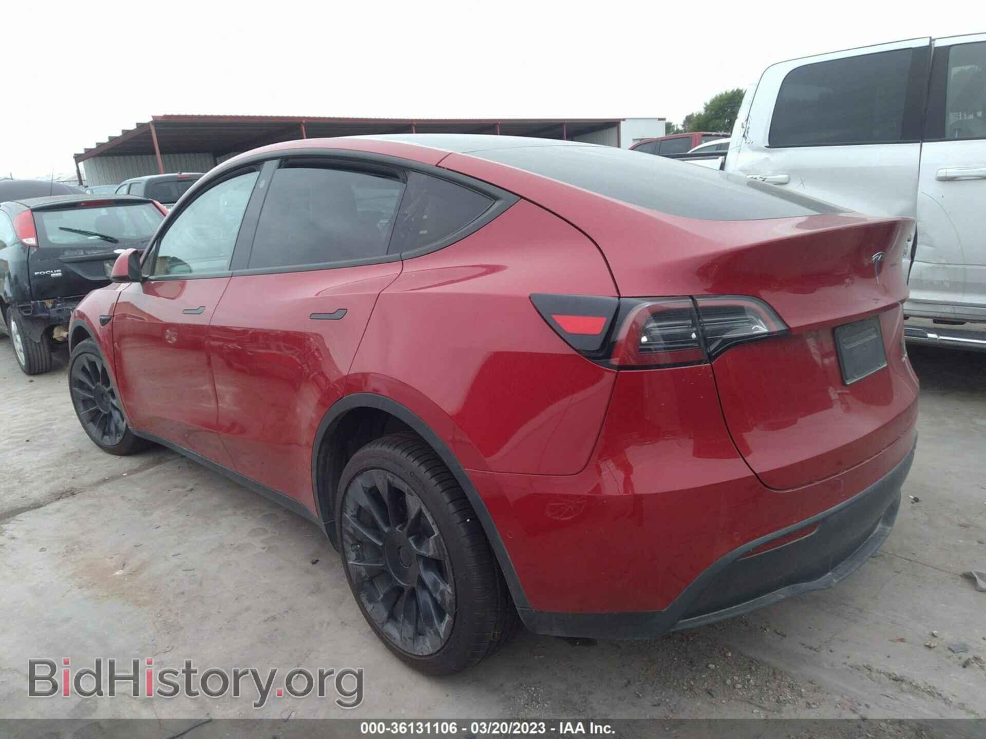 2022 TESLA MODEL Y - VIN: 7SAYGAEE7NF427034 - Фото 3