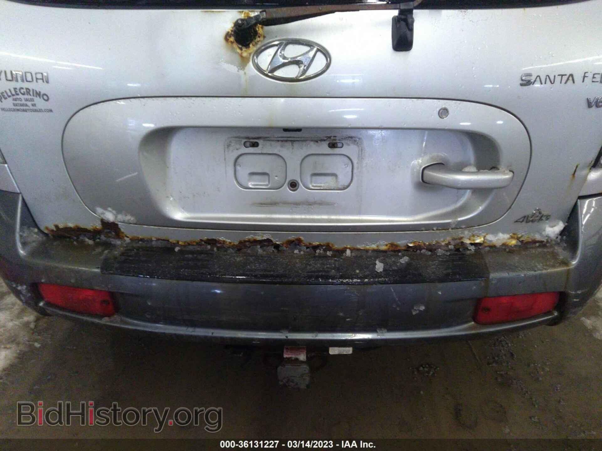 2006 HYUNDAI SANTA FE - VIN: KM8SC73D36U043932 - Фото 6