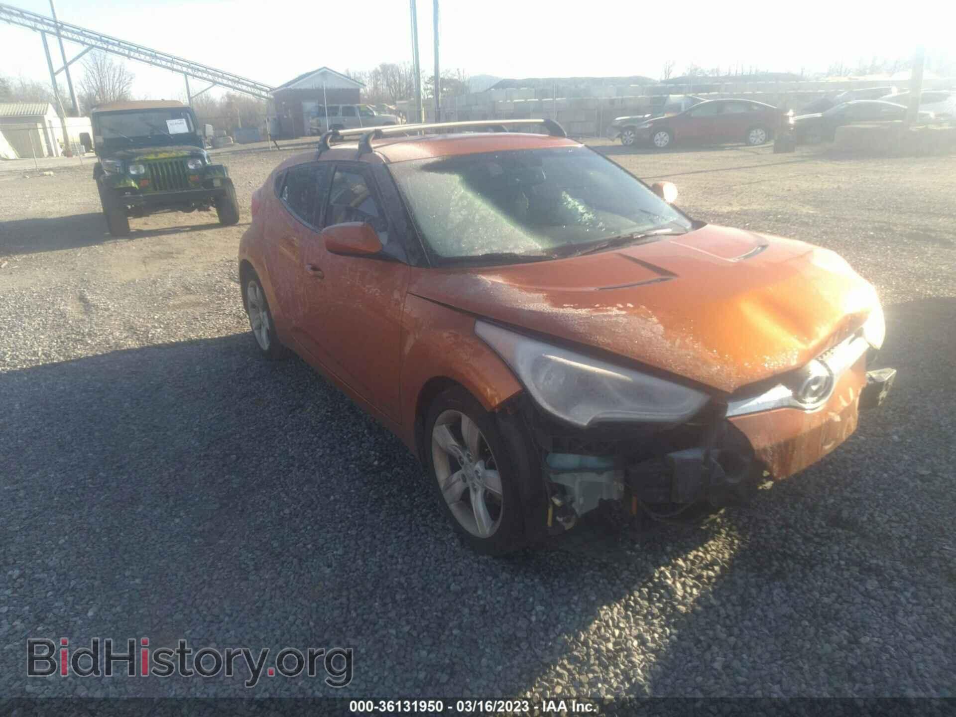 Photo KMHTC6AD9DU171395 - HYUNDAI VELOSTER 2013