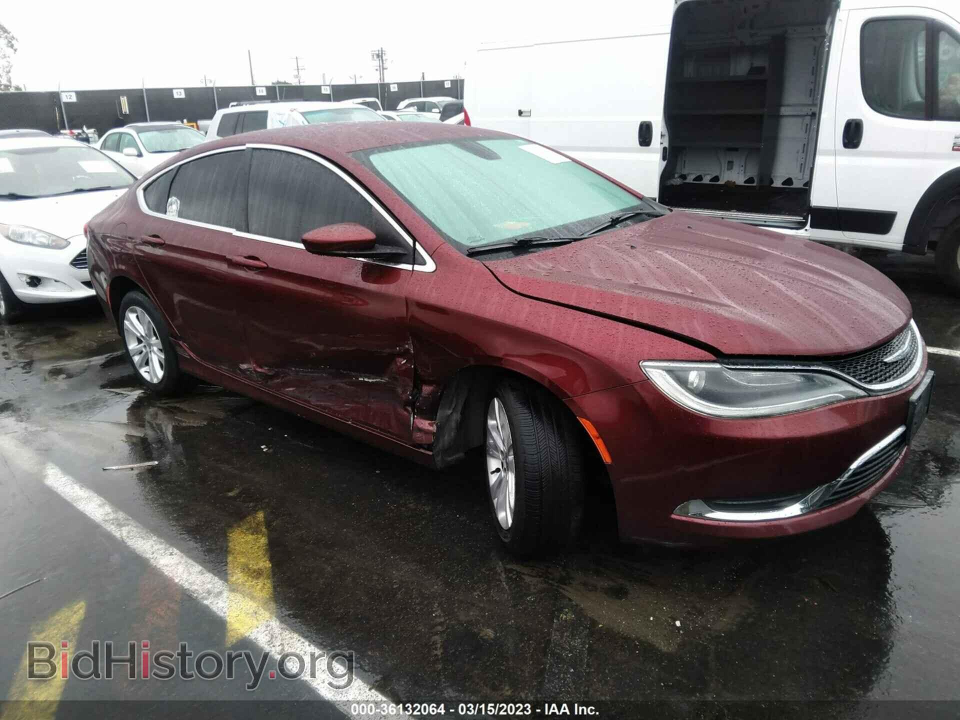 Фотография 1C3CCCAB2FN615168 - CHRYSLER 200 2015
