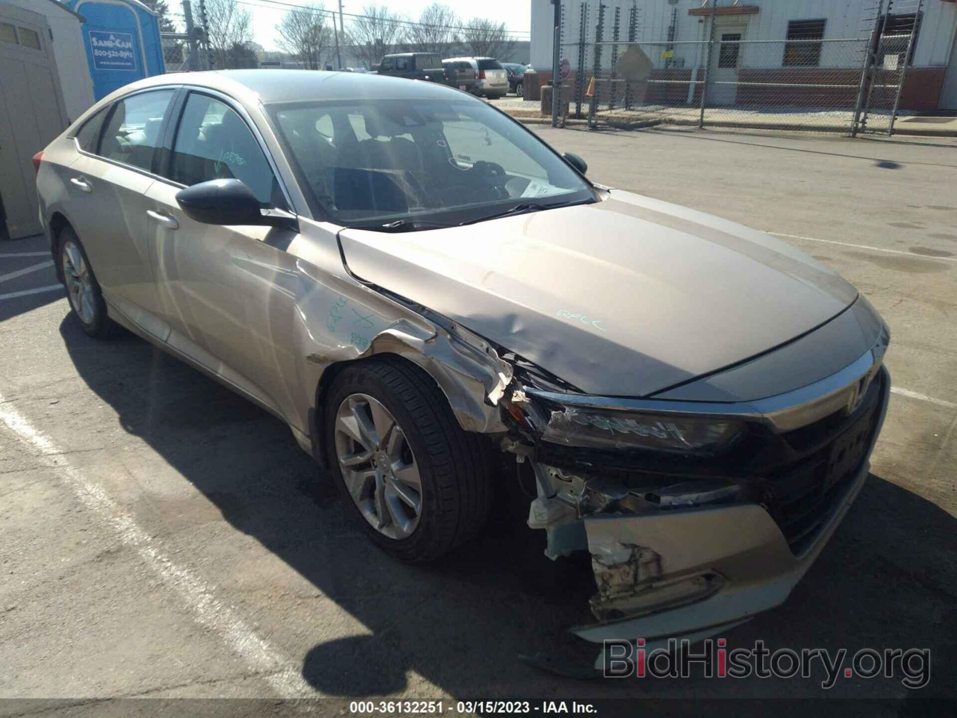 Фотография 1HGCV1F12KA139405 - HONDA ACCORD SEDAN 2019