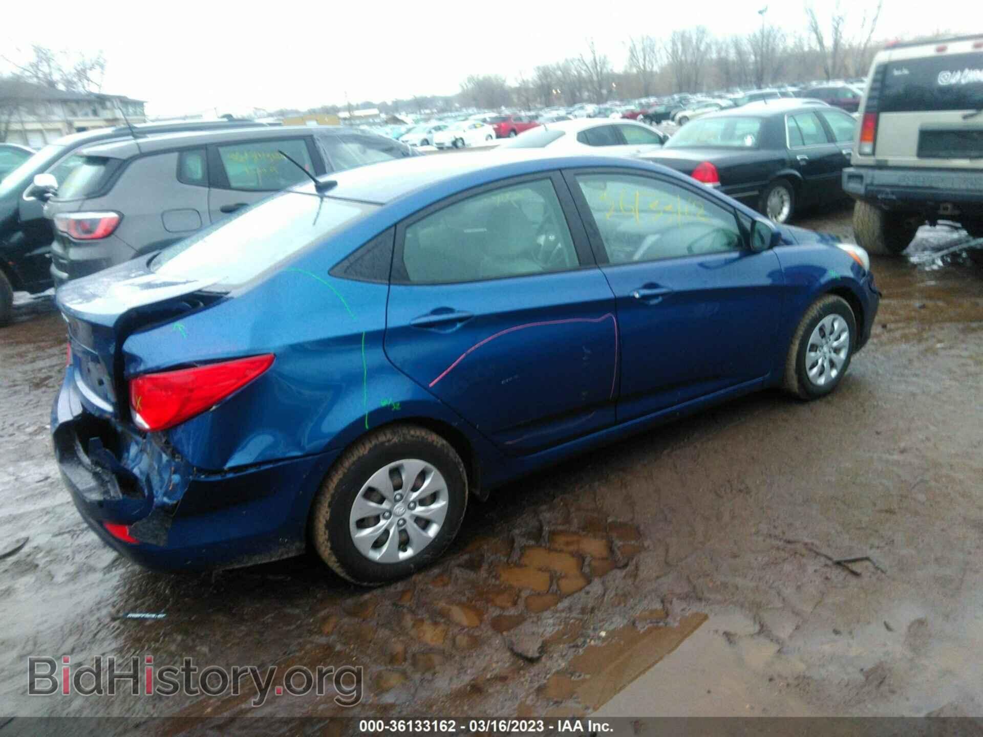 2016 HYUNDAI ACCENT - VIN: KMHCT4AE4GU060772 - Фото 4
