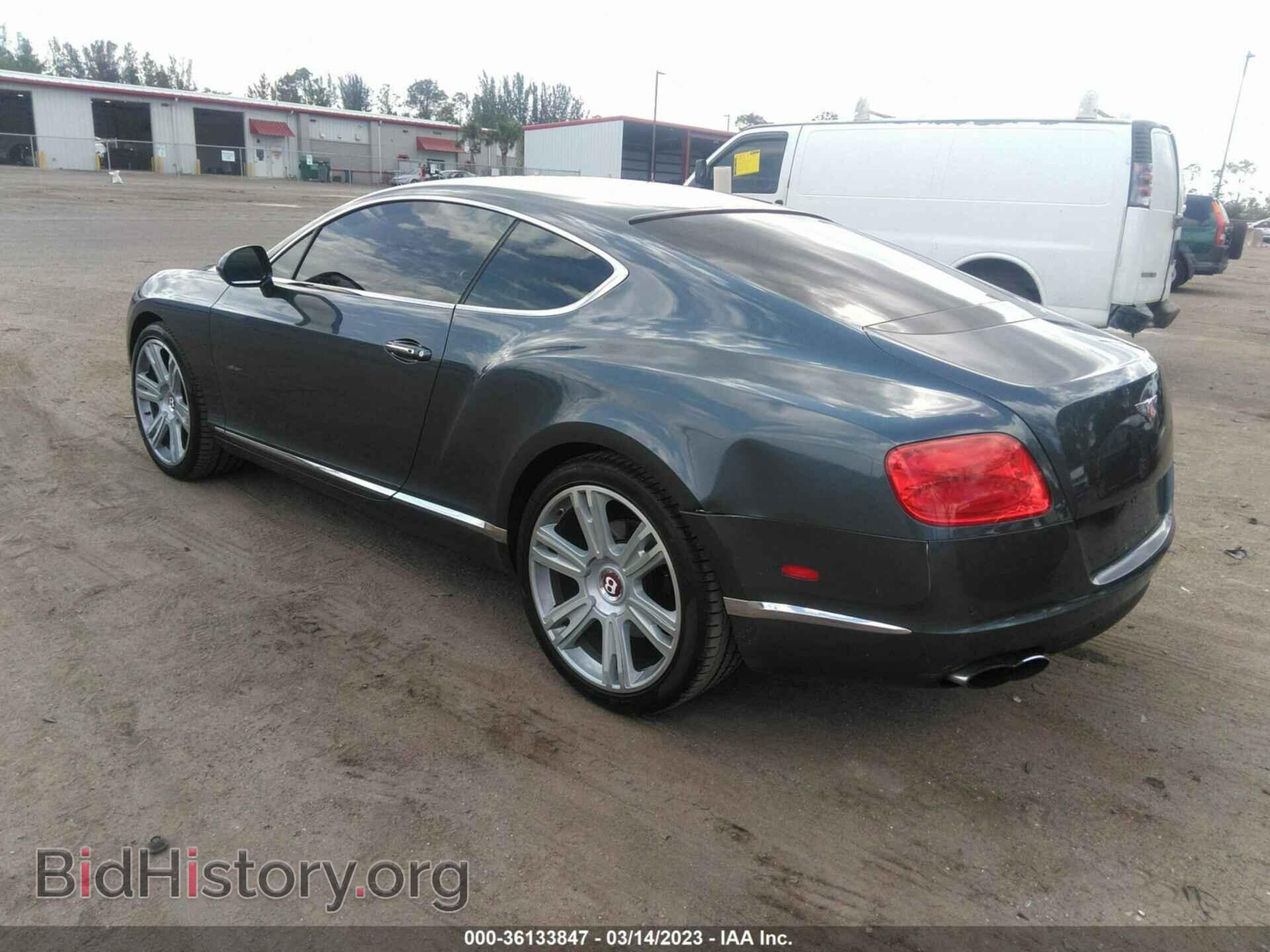 2013 BENTLEY CONTINENTAL GT V8 - VIN: SCBFT7ZA7DC081785 - Фото 3