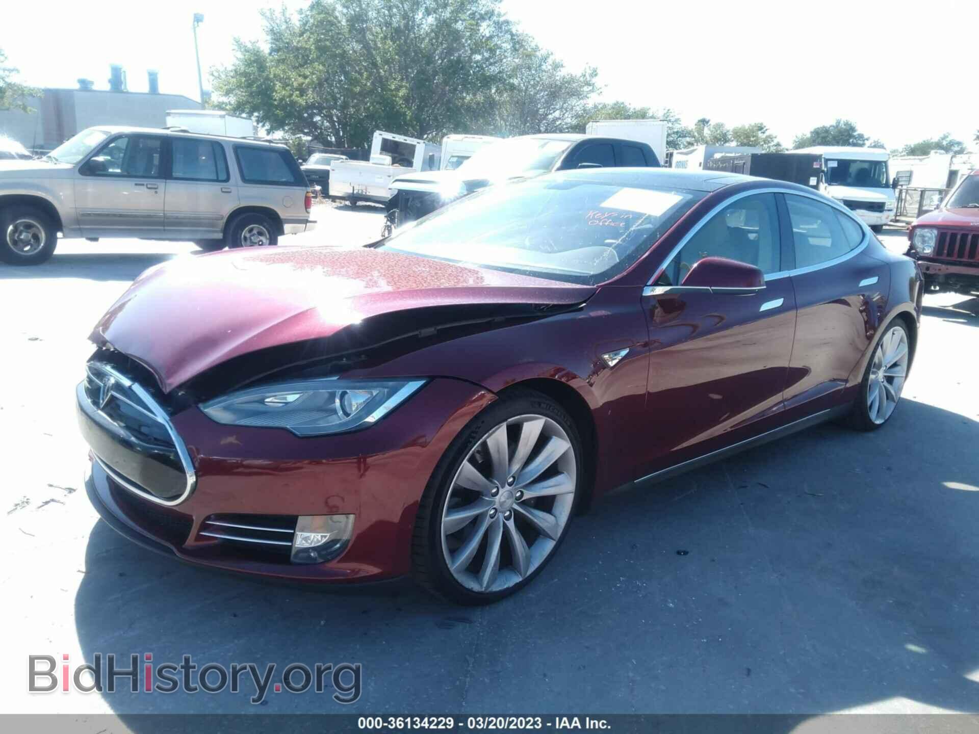 2012 TESLA MODEL S - VIN: 5YJSA1DN7CFS00462 - Фото 2