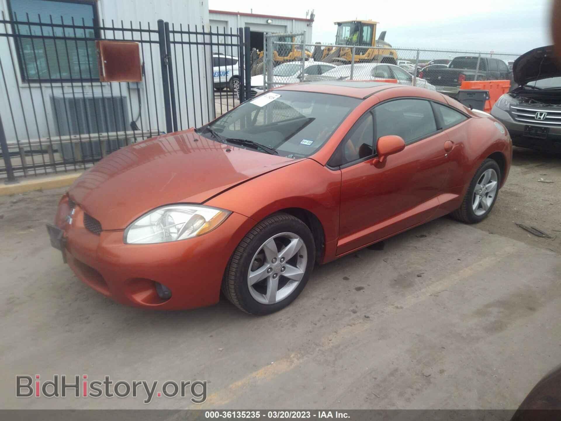 2007 MITSUBISHI ECLIPSE - VIN: 4A3AK24F37E067503 - Фото 2