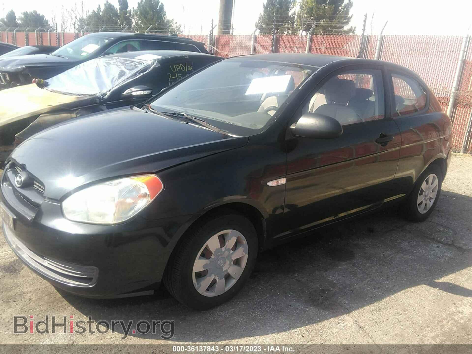 2007 HYUNDAI ACCENT - VIN: KMHCM36C17U018087 - Фото 2
