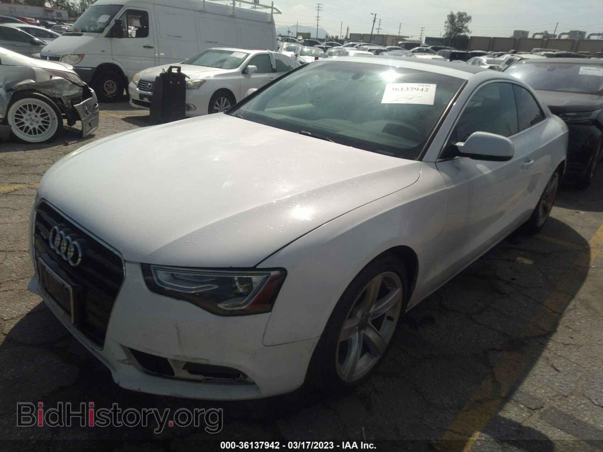 2013 AUDI A5 - VIN: WAUCFAFR9DA038220 - Фото 2