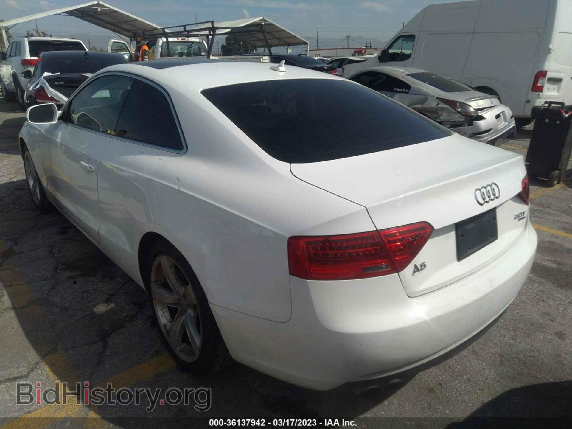 2013 AUDI A5 - VIN: WAUCFAFR9DA038220 - Фото 3