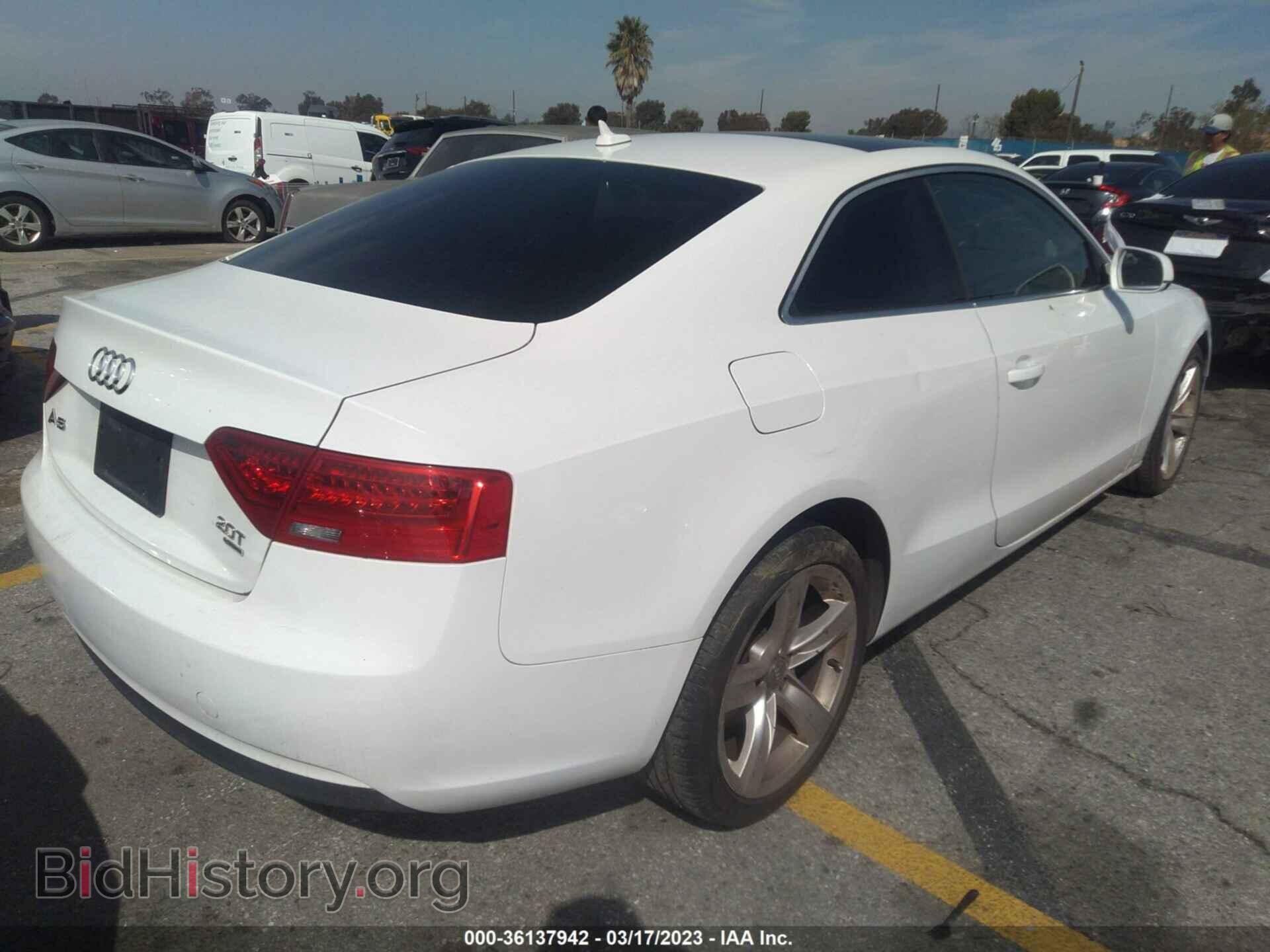 2013 AUDI A5 - VIN: WAUCFAFR9DA038220 - Фото 4