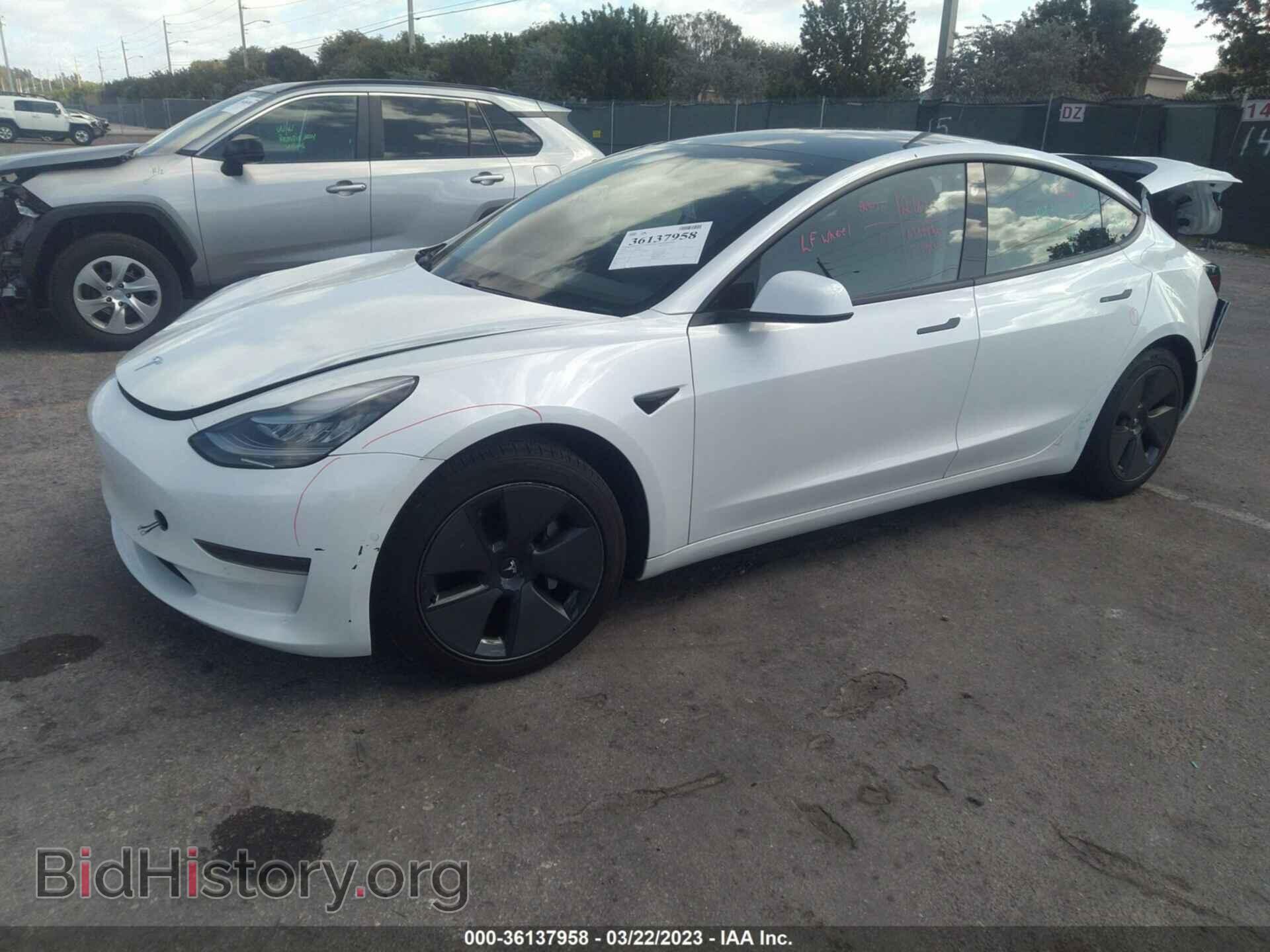 2021 TESLA MODEL 3 - VIN: 5YJ3E1EA9MF838234 - Фото 2