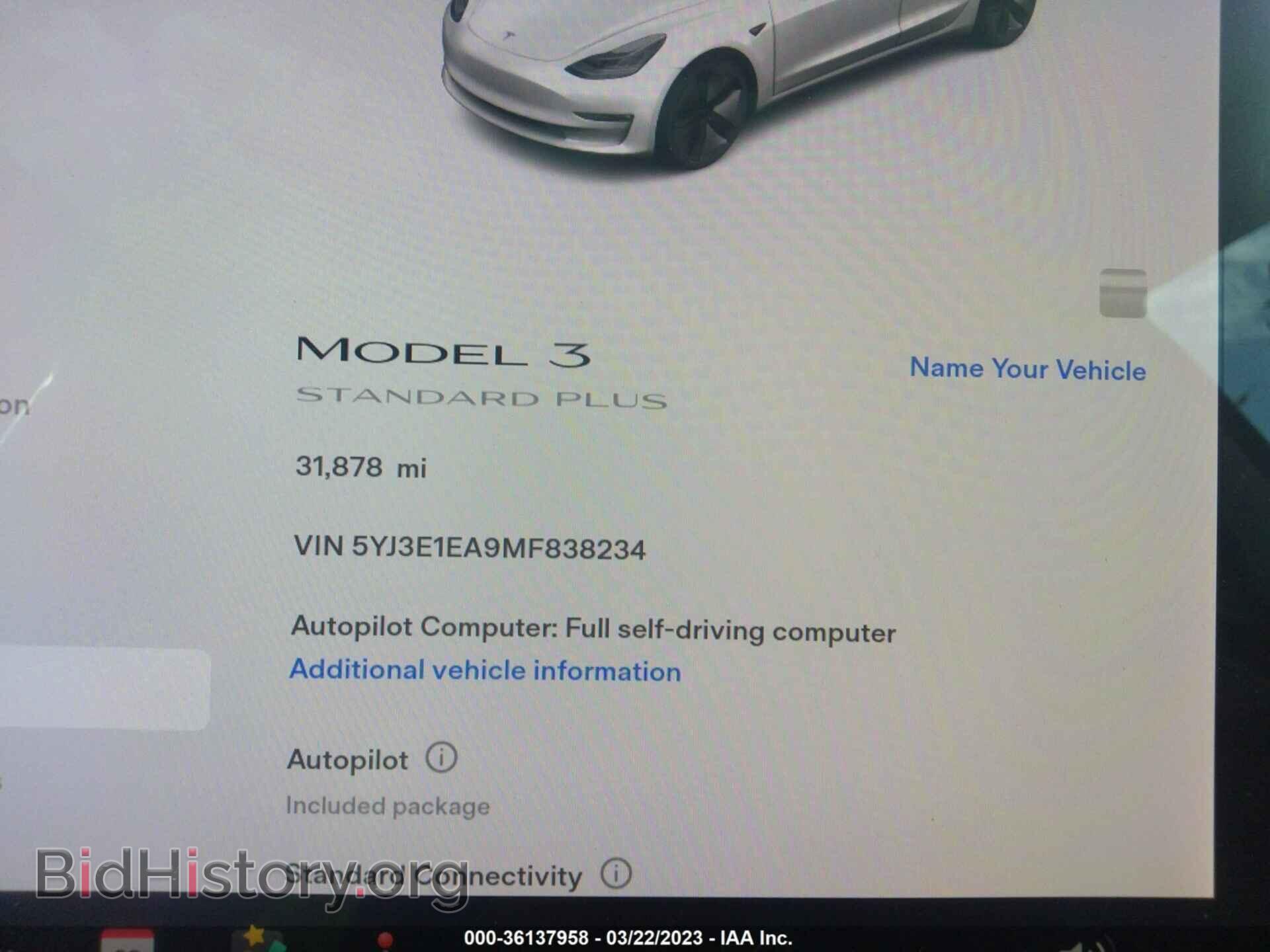 2021 TESLA MODEL 3 - VIN: 5YJ3E1EA9MF838234 - Фото 7