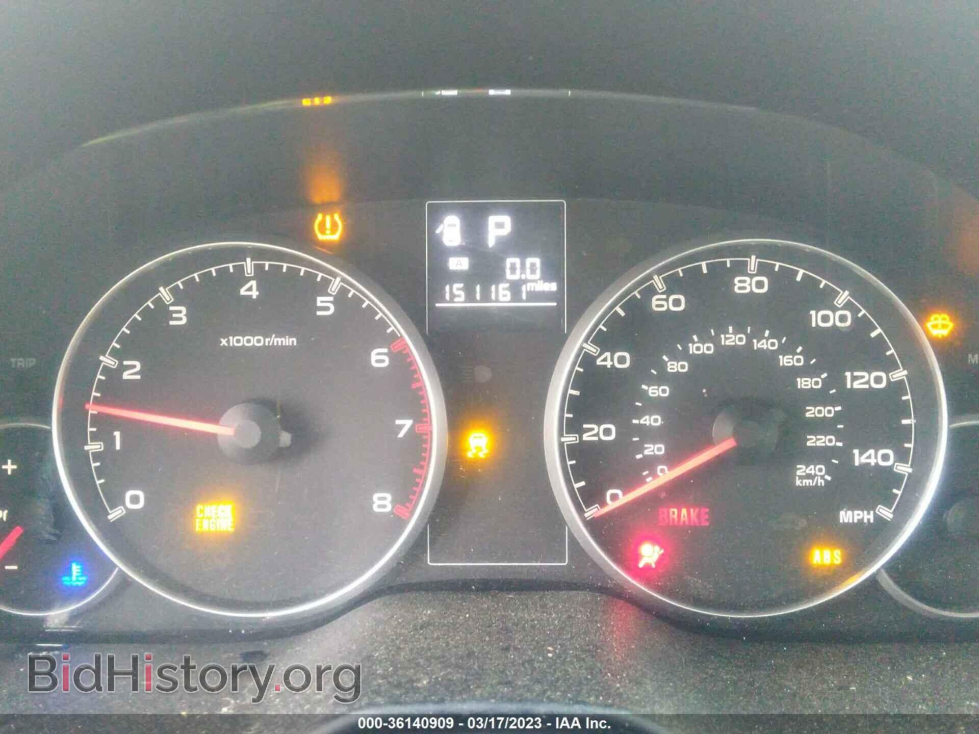 2013 SUBARU OUTBACK - VIN: 4S4BRCAC9D3304436 - Фото 7