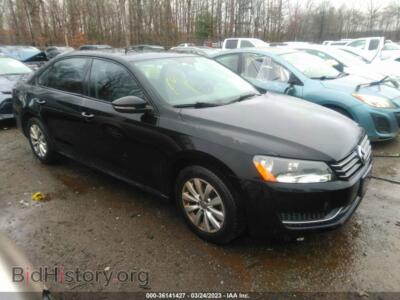 2012 Volkswagen PASSAT 2.5L S, черный — VIN 1VWAP7A34CC092473, IAAI