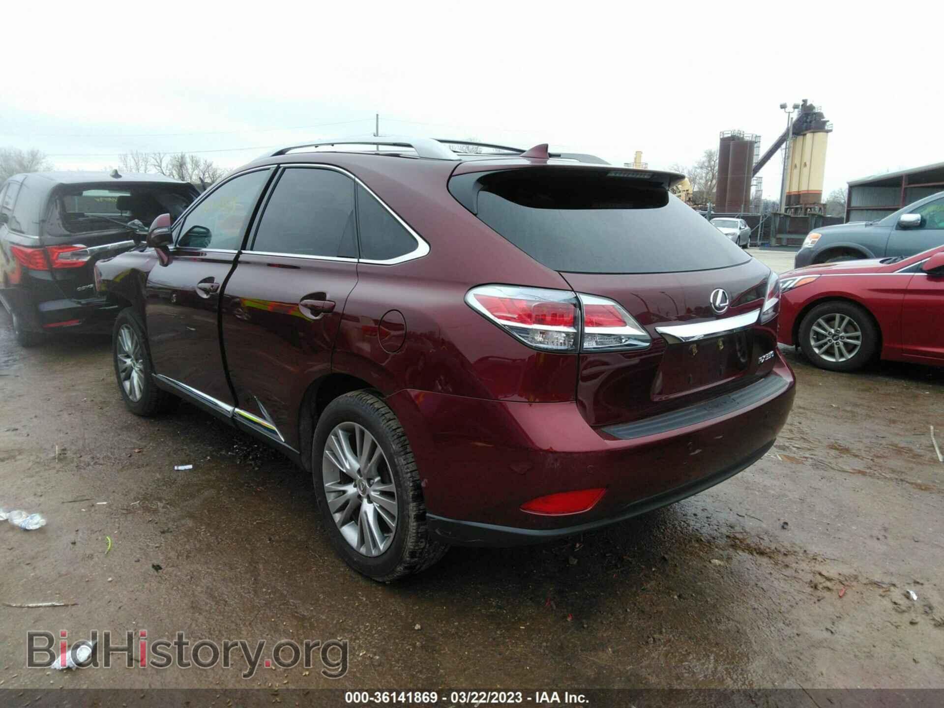 2014 LEXUS RX 350 - VIN: 2T2BK1BA3EC232518 - Фото 3