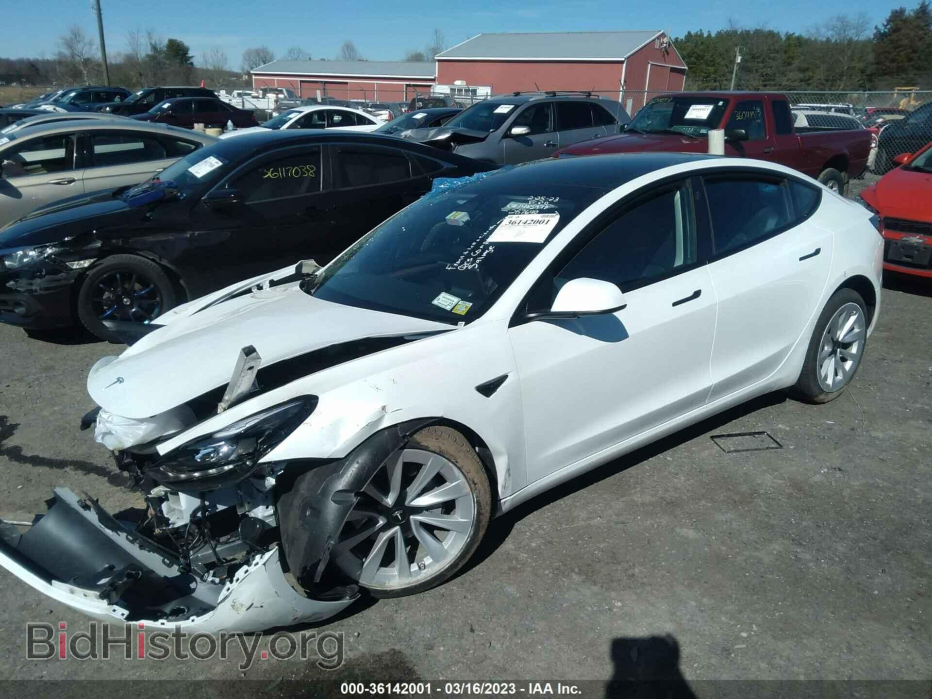 2022 TESLA MODEL 3 - VIN: 5YJ3E1EB0NF287640 - Photo 2
