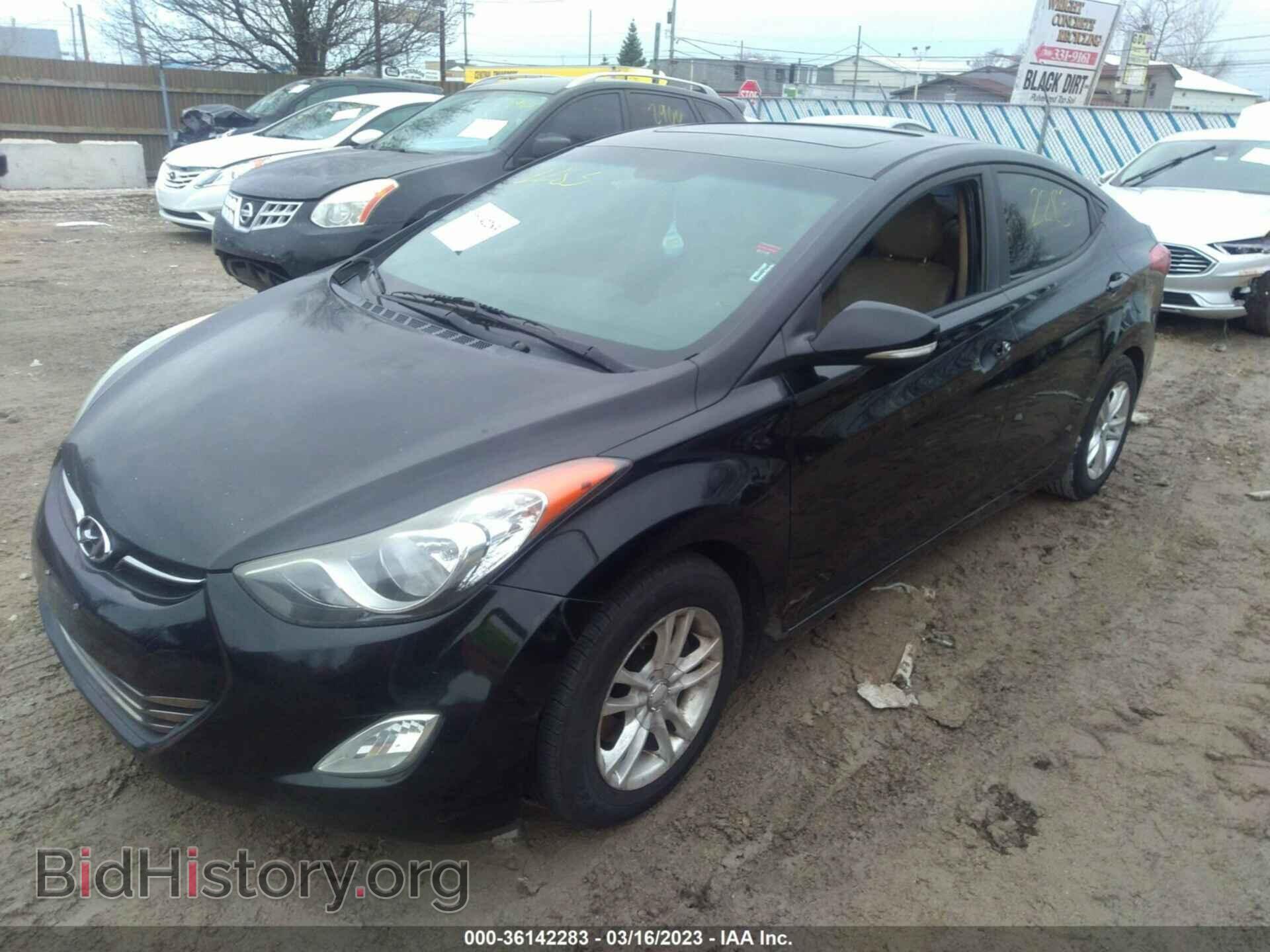 2011 HYUNDAI ELANTRA - VIN: 5NPDH4AE2BH003600 - Фото 2