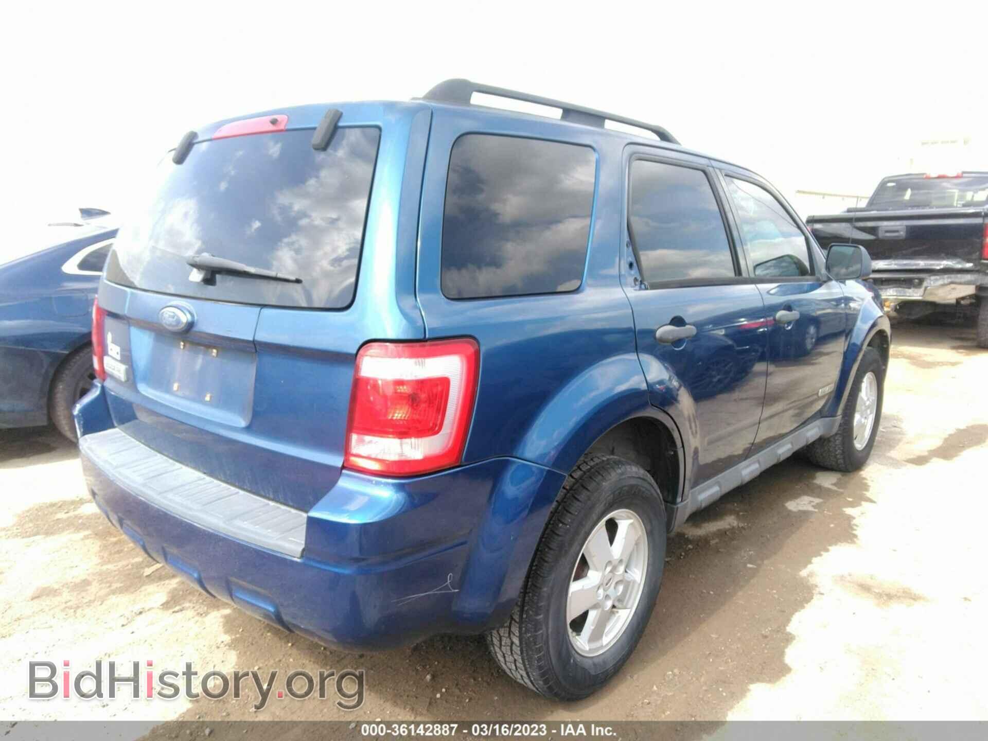 2008 FORD ESCAPE - VIN: 1FMCU03158KE85611 - Фото 4