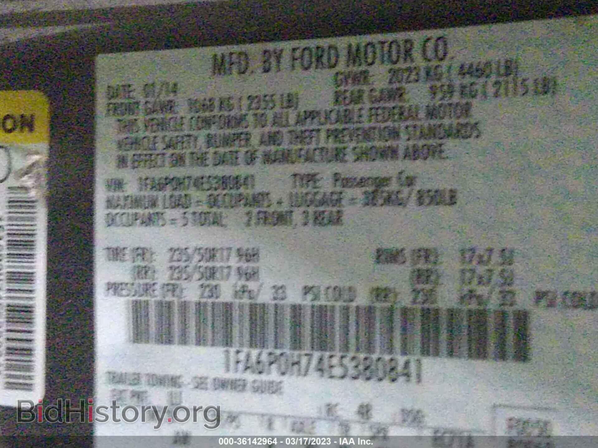 2014 FORD FUSION - VIN: 1FA6P0H74E5380841 - Photo 9