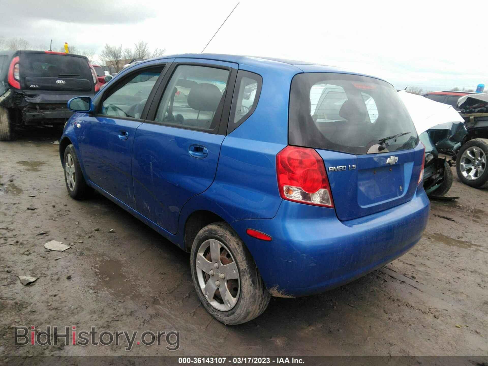 2006 CHEVROLET AVEO - VIN: KL1TD666X6B664357 - Фото 3