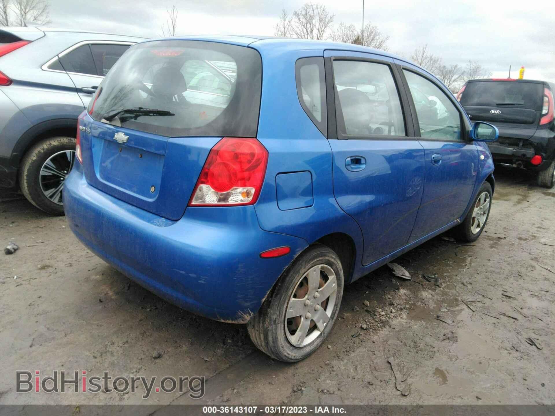 2006 CHEVROLET AVEO - VIN: KL1TD666X6B664357 - Фото 4