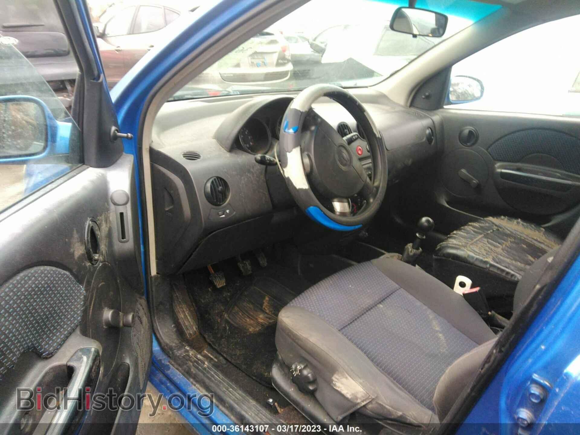 2006 CHEVROLET AVEO - VIN: KL1TD666X6B664357 - Фото 5