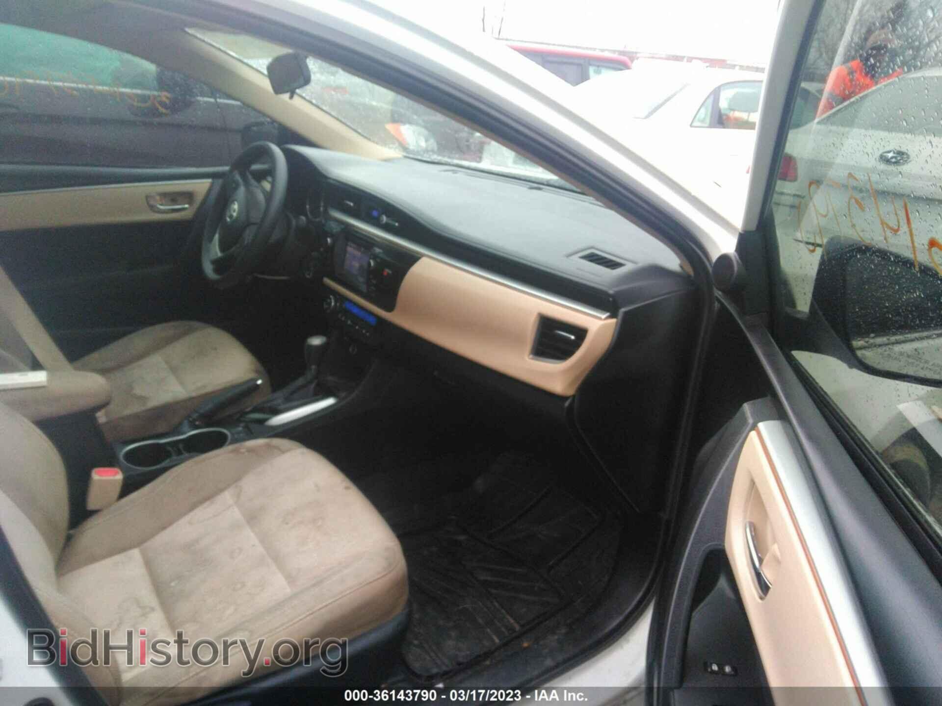 2014 TOYOTA COROLLA - VIN: 5YFBPRHE9EP113855 - Фото 5