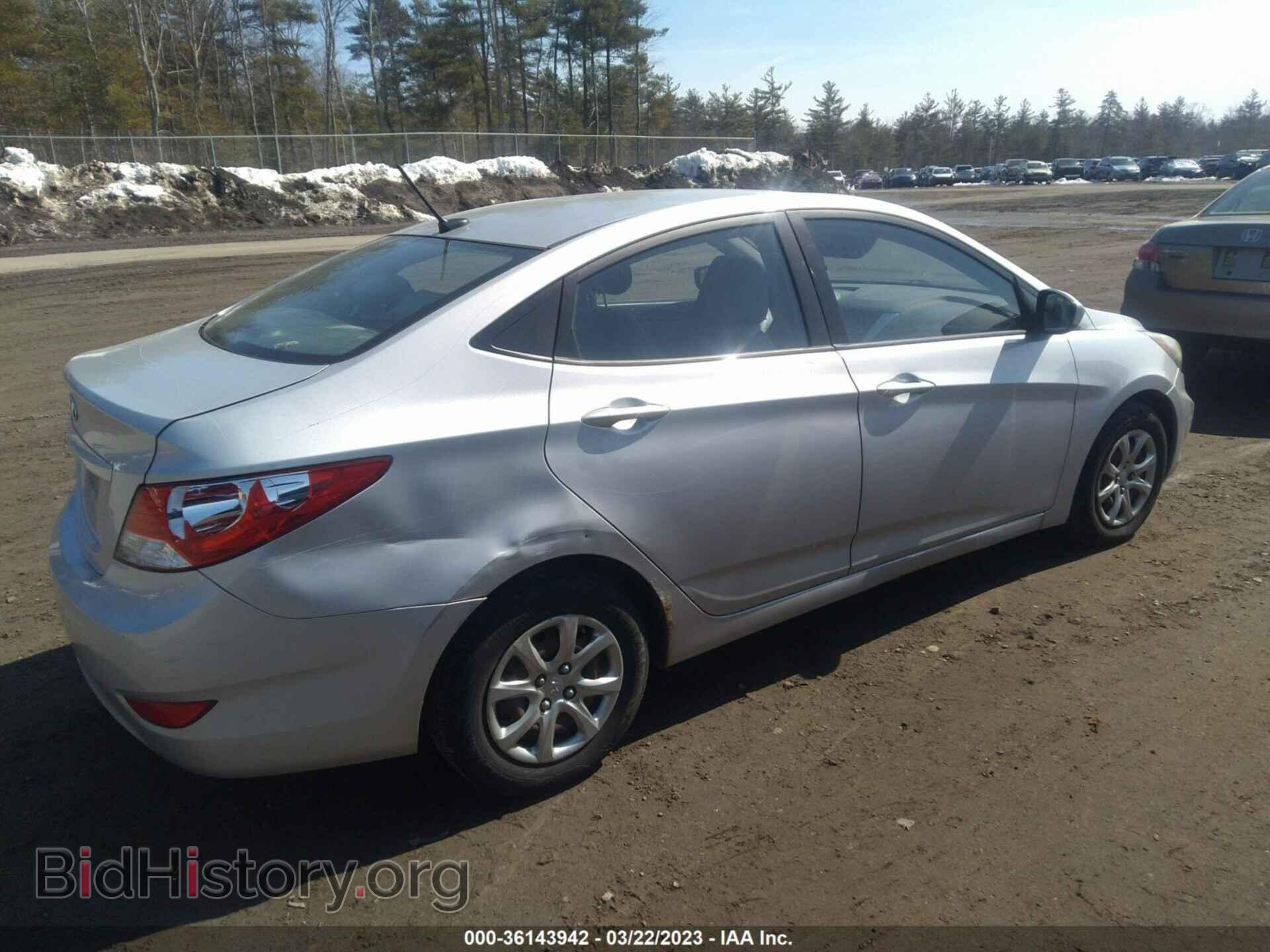 2013 HYUNDAI ACCENT - VIN: KMHCT4AEXDU326646 - Фото 4