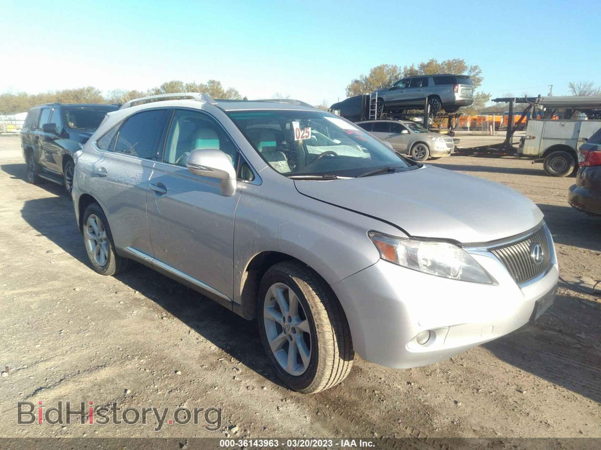 Фотография 2T2BK1BAXAC060062 - LEXUS RX 350 2010