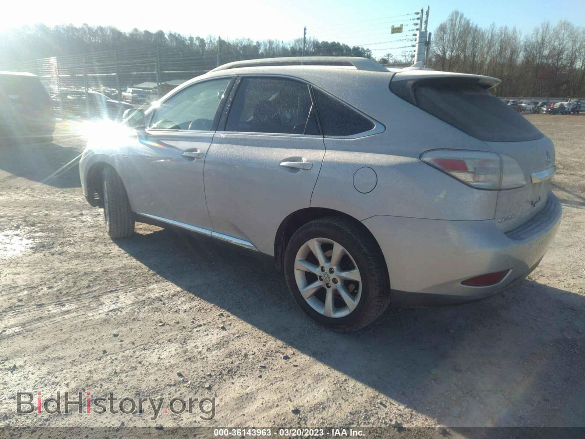 2010 LEXUS RX 350 - VIN: 2T2BK1BAXAC060062 - Фото 3