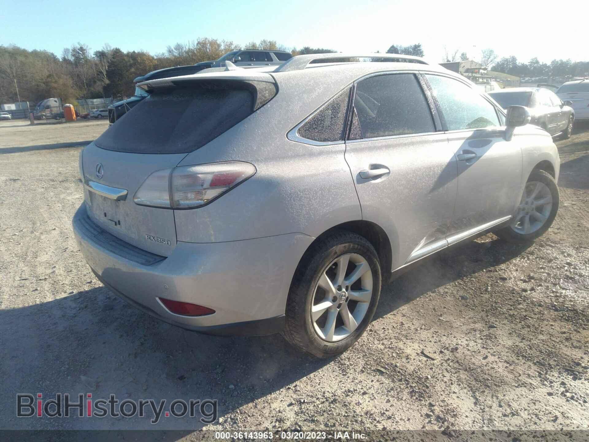 2010 LEXUS RX 350 - VIN: 2T2BK1BAXAC060062 - Фото 4
