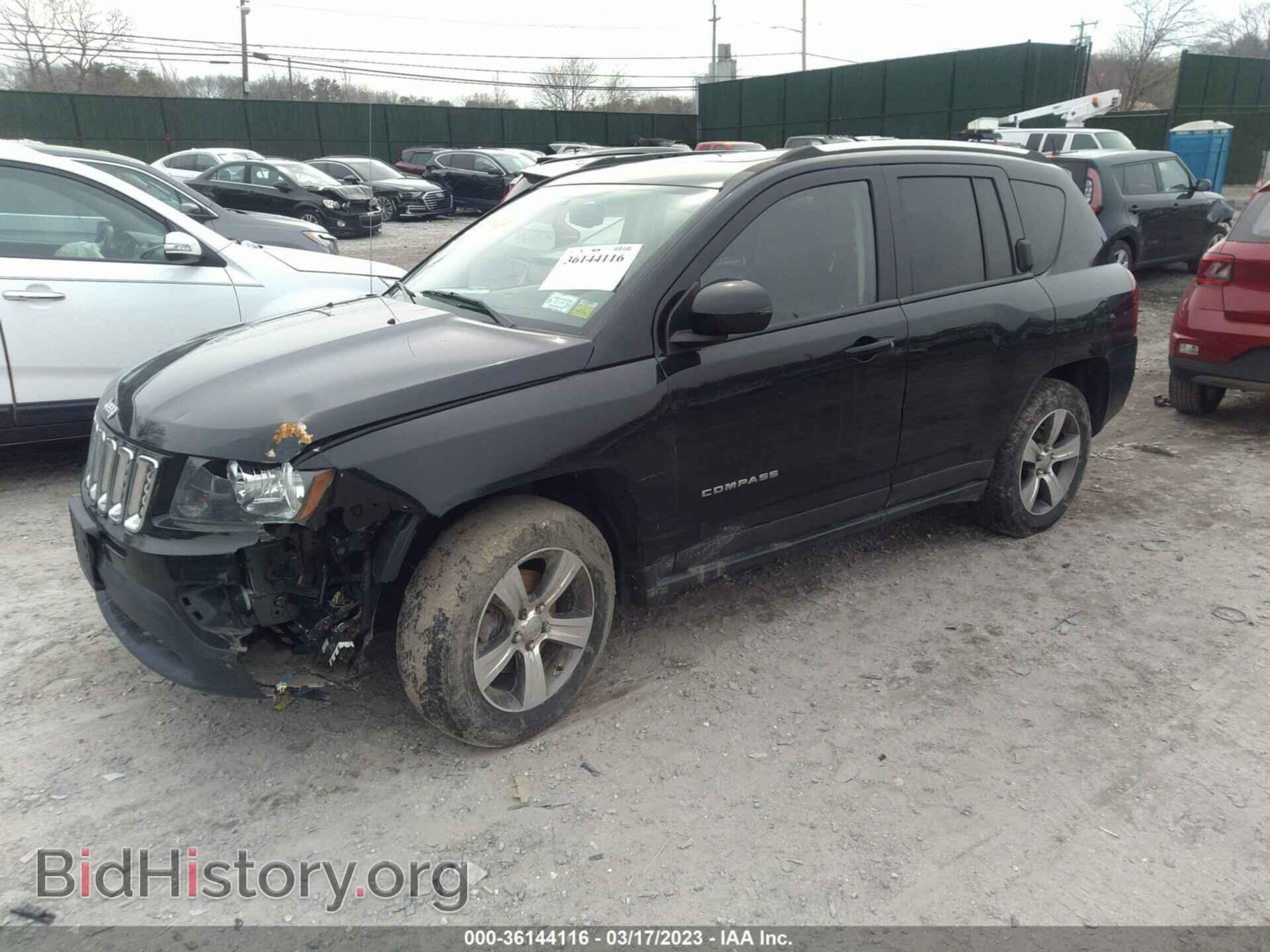 2016 JEEP COMPASS - VIN: 1C4NJDEB8GD746283 - Фото 2