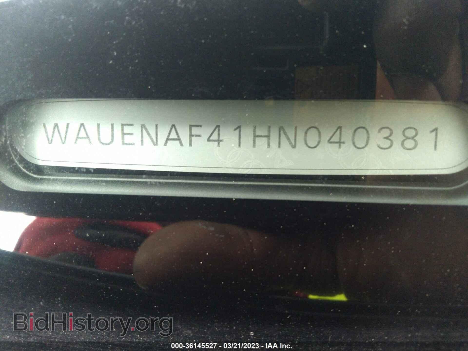 2017 AUDI A4 - VIN: WAUENAF41HN040381 - Фото 9