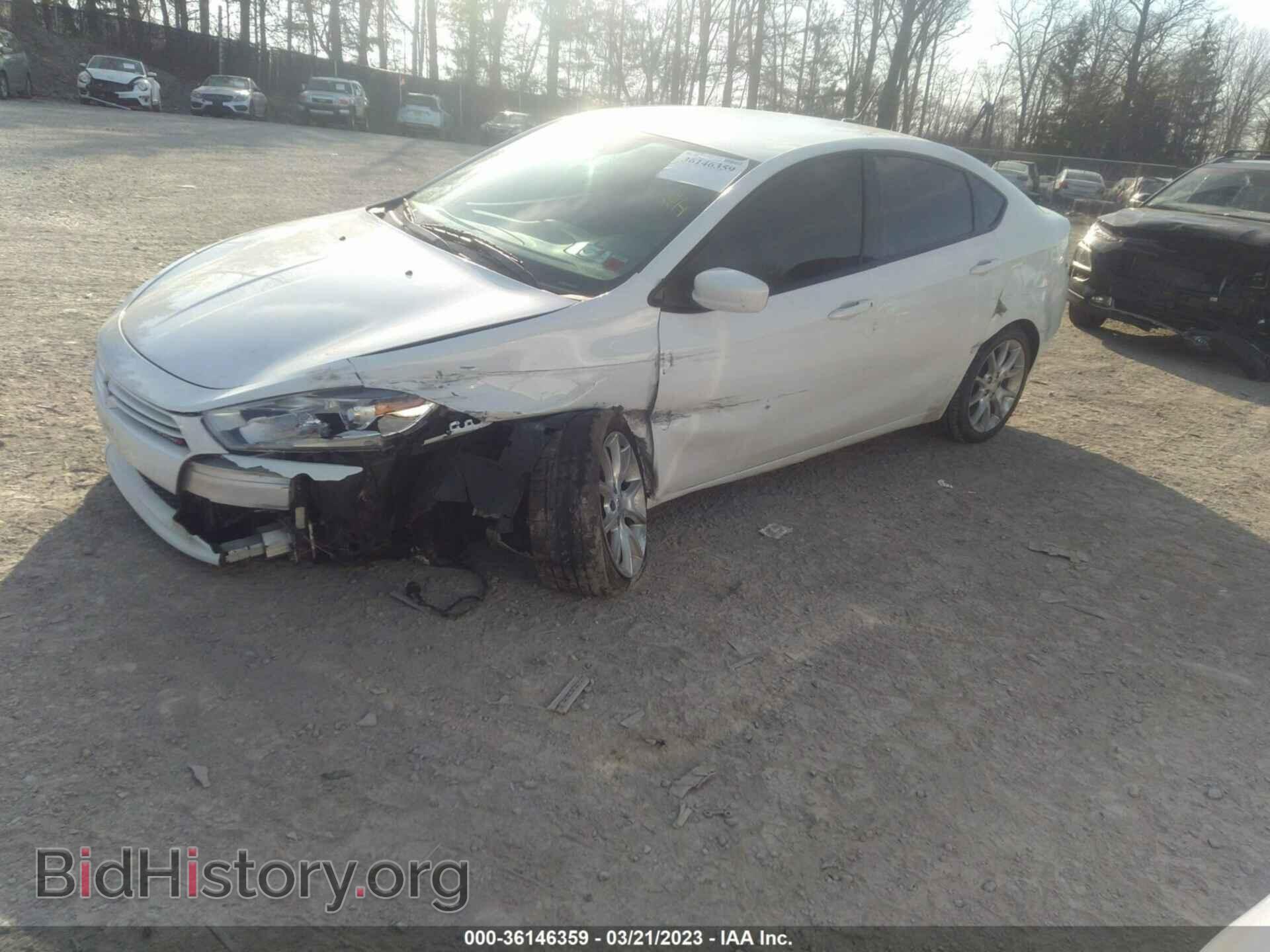 2013 DODGE DART - VIN: 1C3CDFBA0DD267037 - Фото 2
