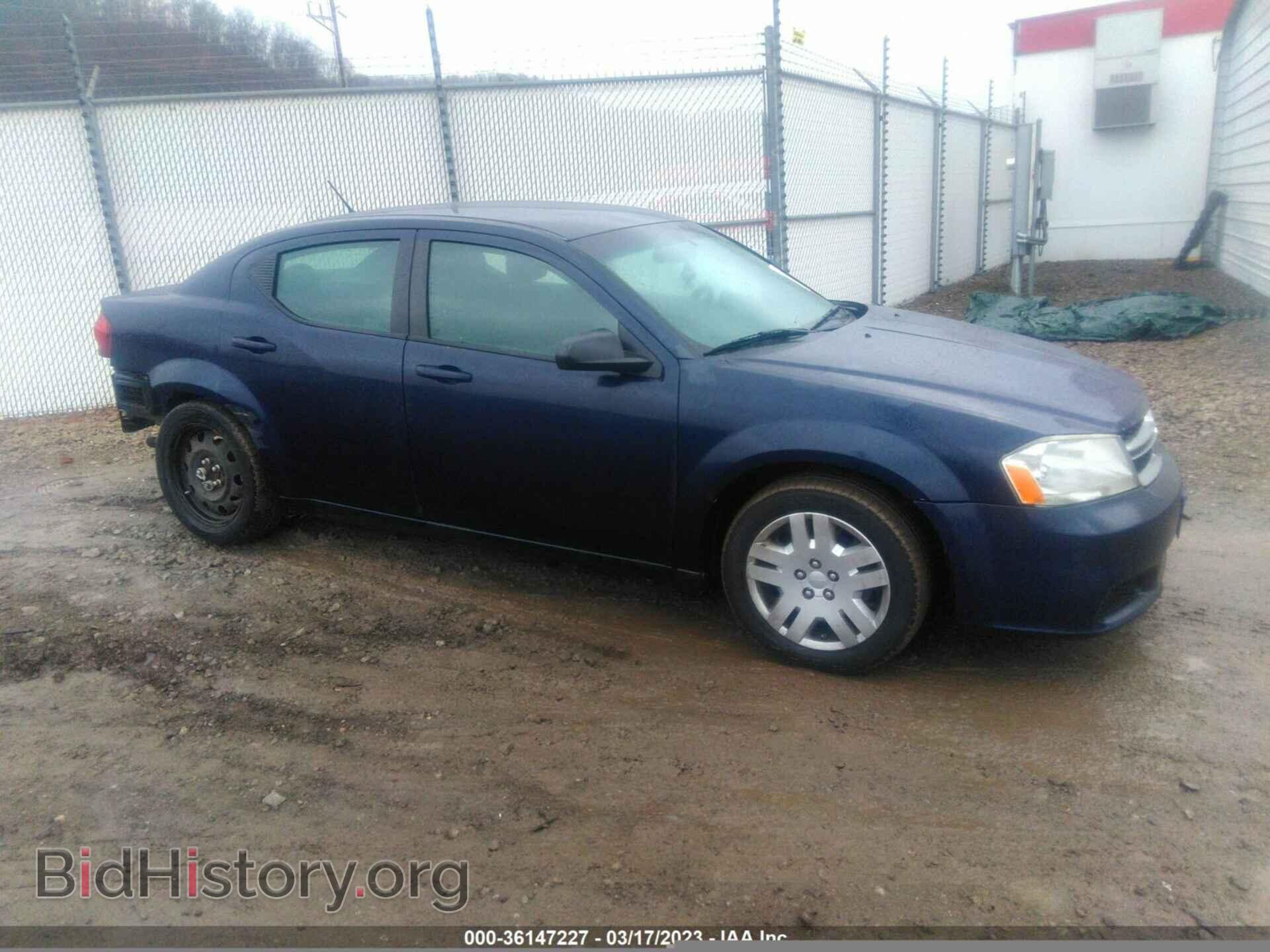 Фотография 1C3CDZAB2DN634039 - DODGE AVENGER 2013