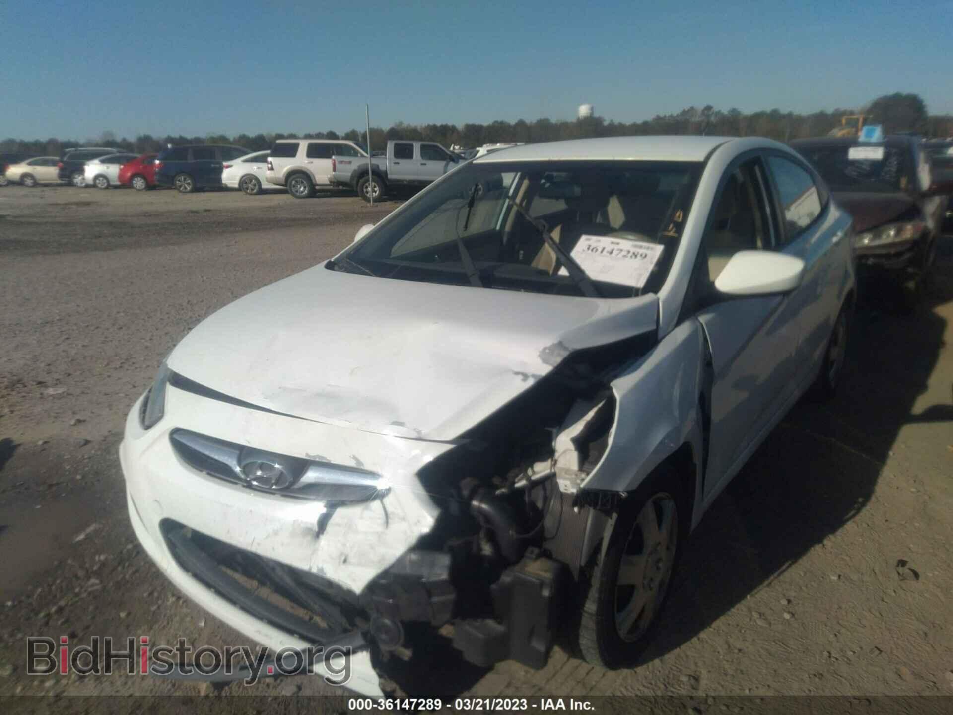 2012 HYUNDAI ACCENT - VIN: KMHCT4AE8CU201868 - Photo 2
