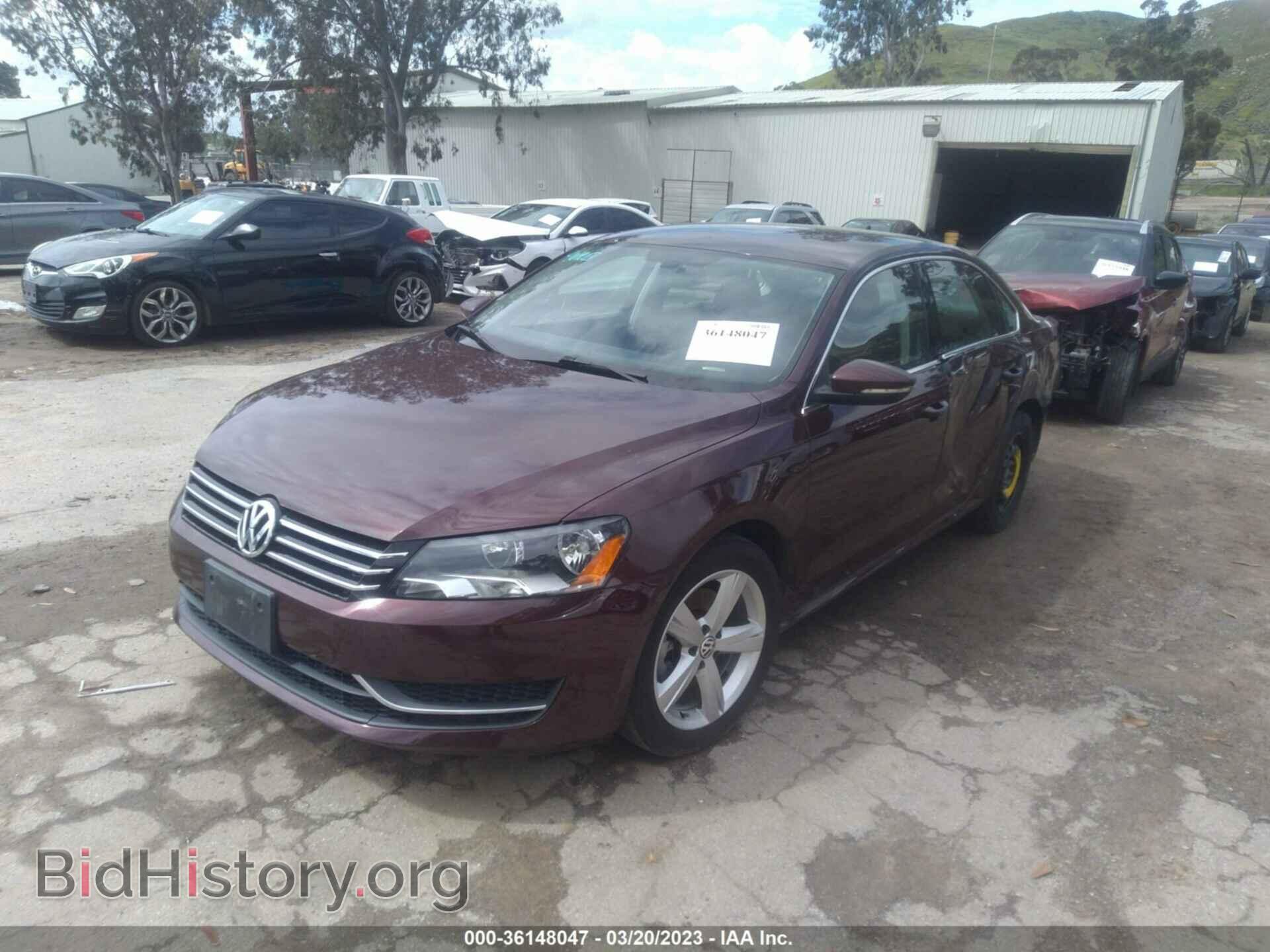 2012 VOLKSWAGEN PASSAT - VIN: 1VWBP7A39CC095311 - Фото 2