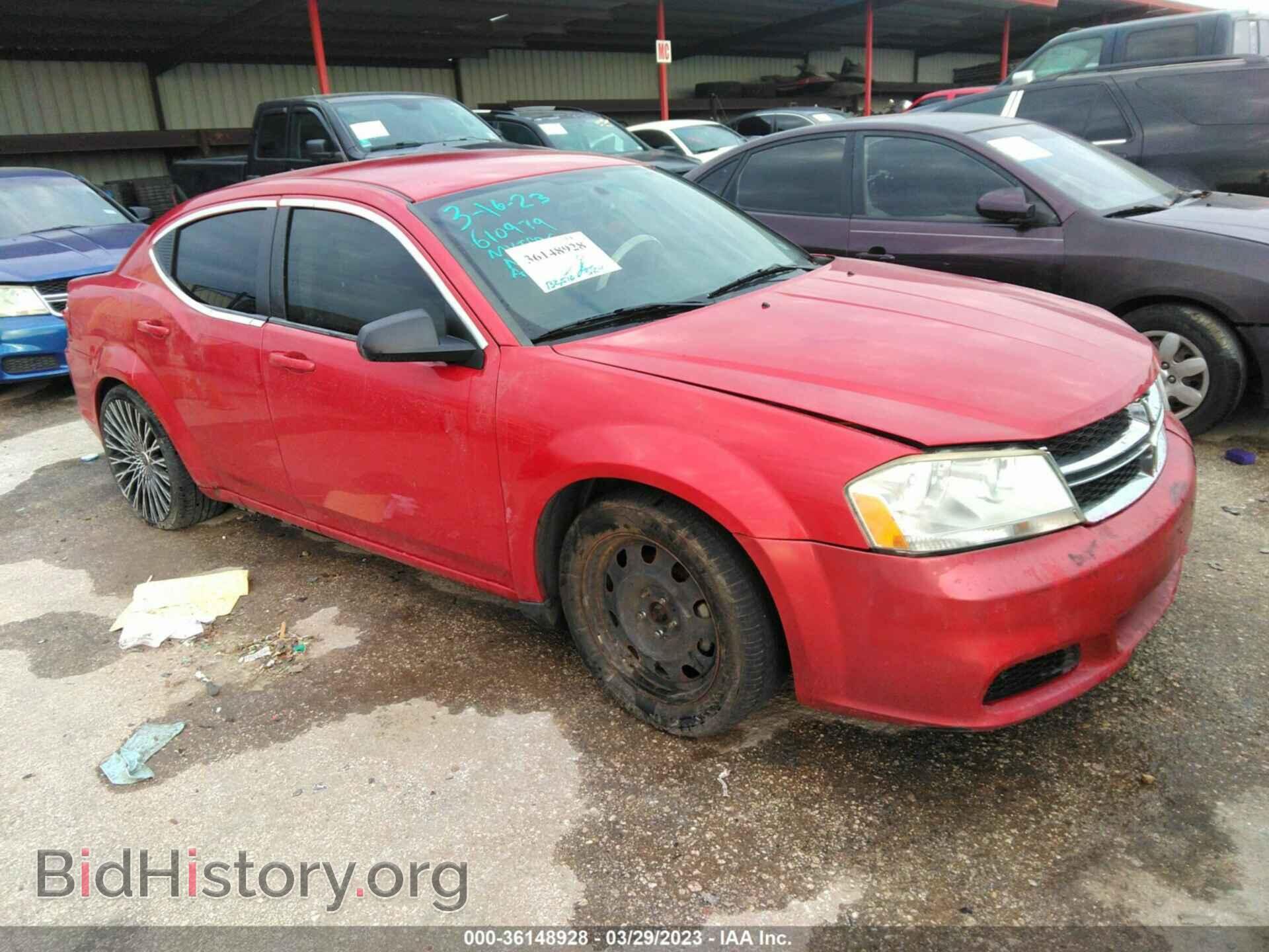 Фотография 1C3CDZAB7DN610979 - DODGE AVENGER 2013