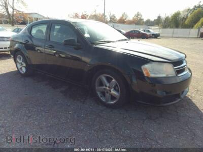 2013 Dodge AVENGER SE, черный — VIN 1C3CDZAB9DN650657, IAAI
