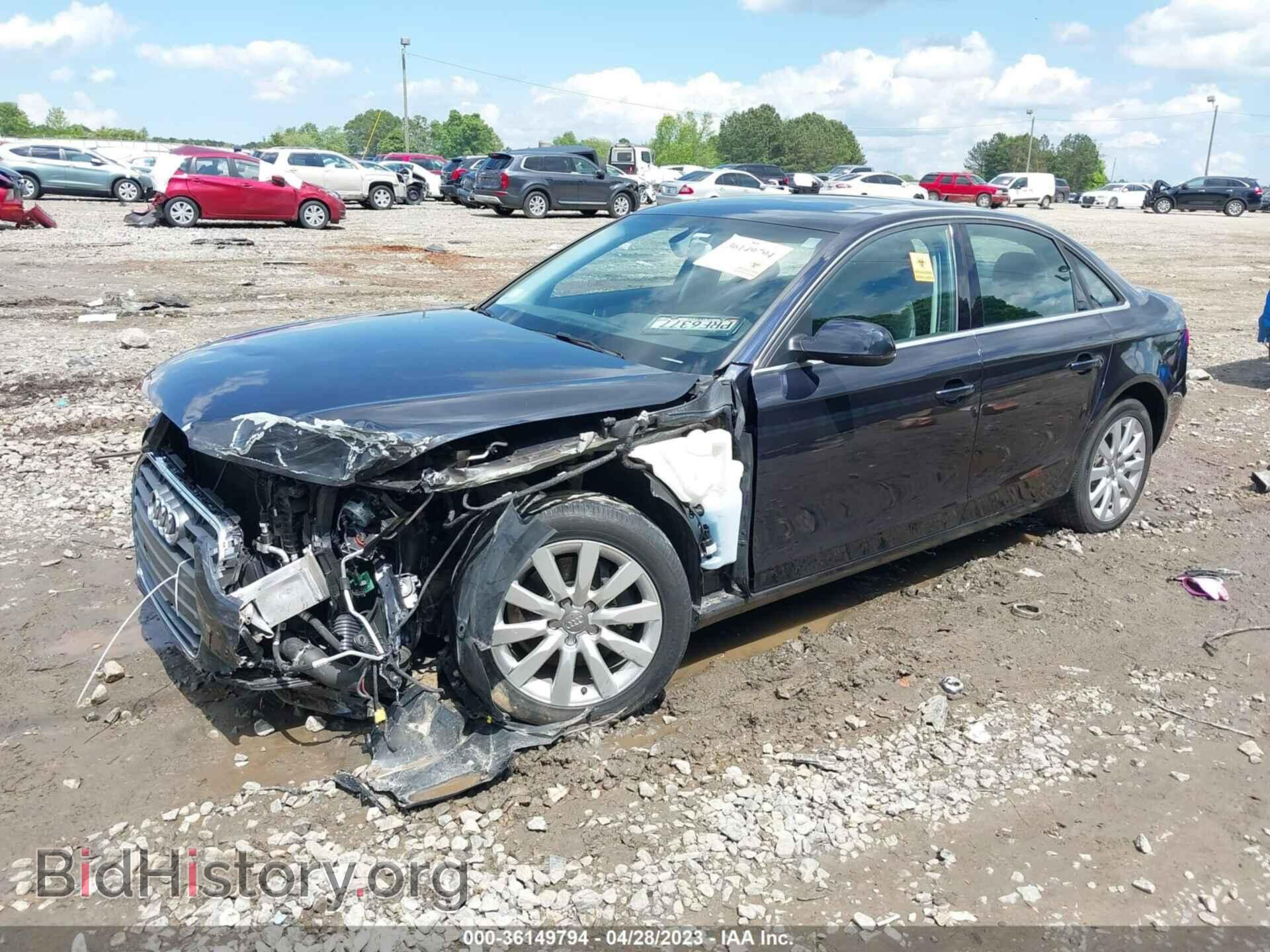 2013 AUDI A4 - VIN: WAUBFAFL6DN040636 - Фото 2