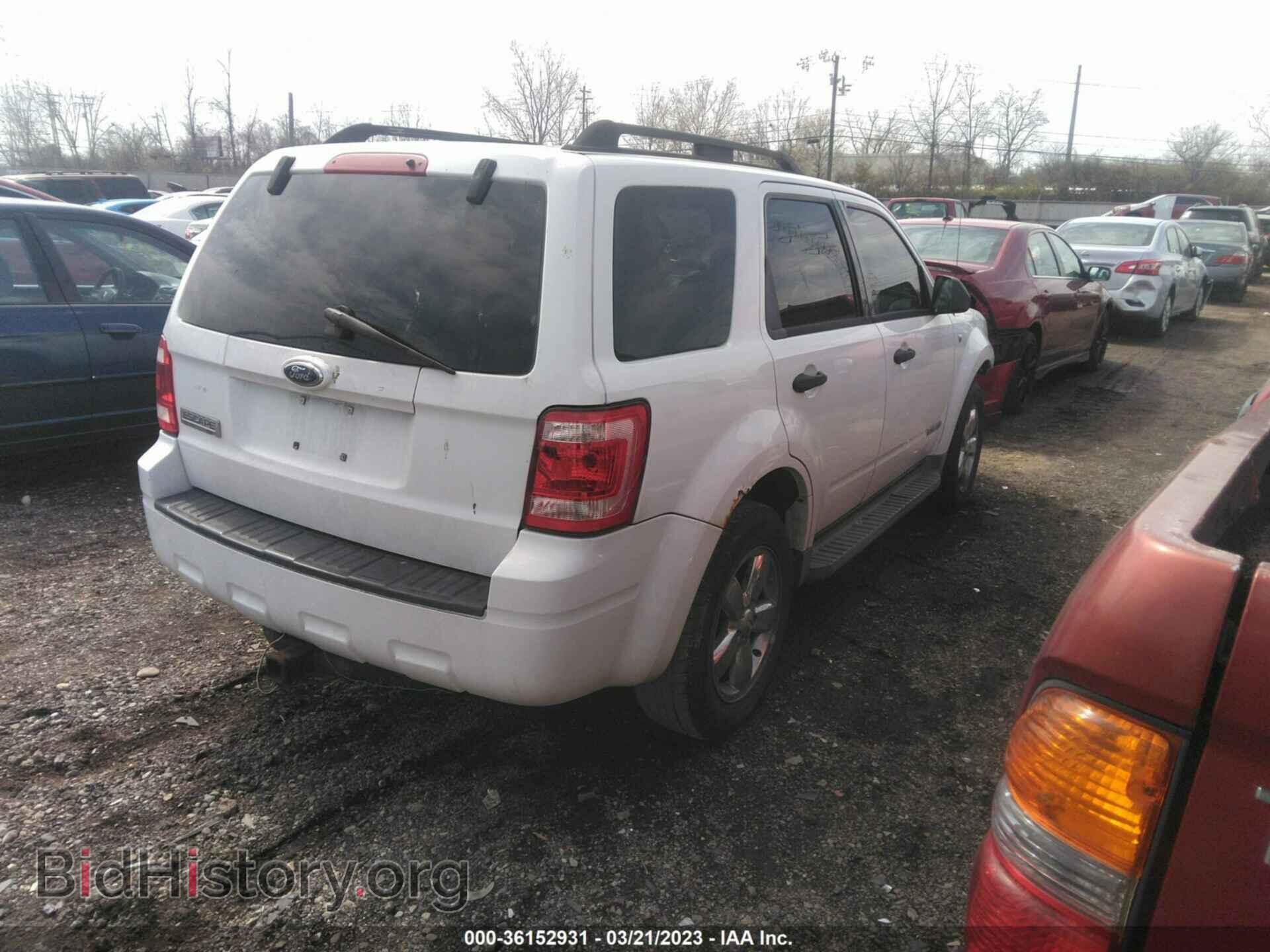 2008 FORD ESCAPE - VIN: 1FMCU03148KE49148 - Фото 4